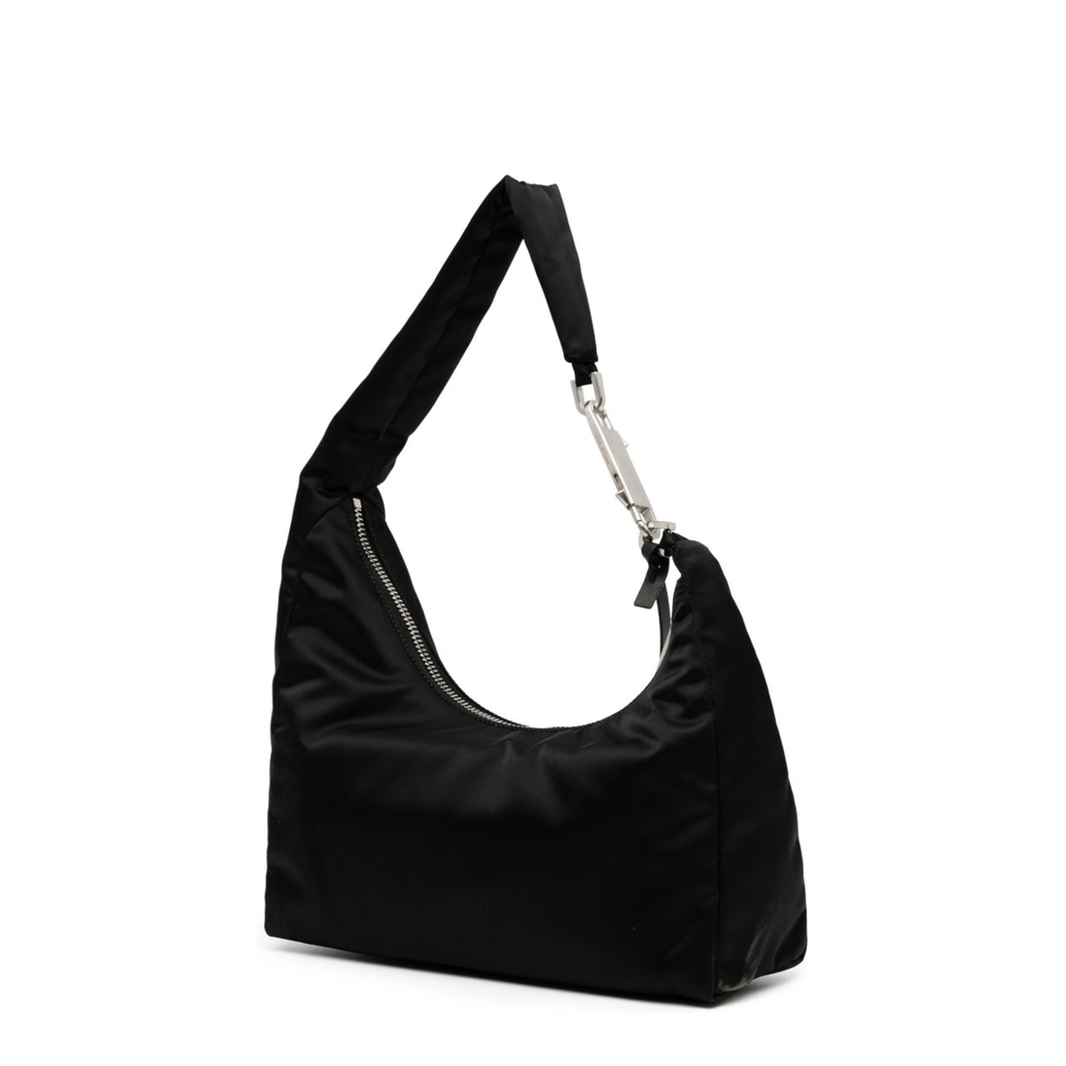 Gemini Small Lamb Leather Shoulder Bag - Black - Image 5