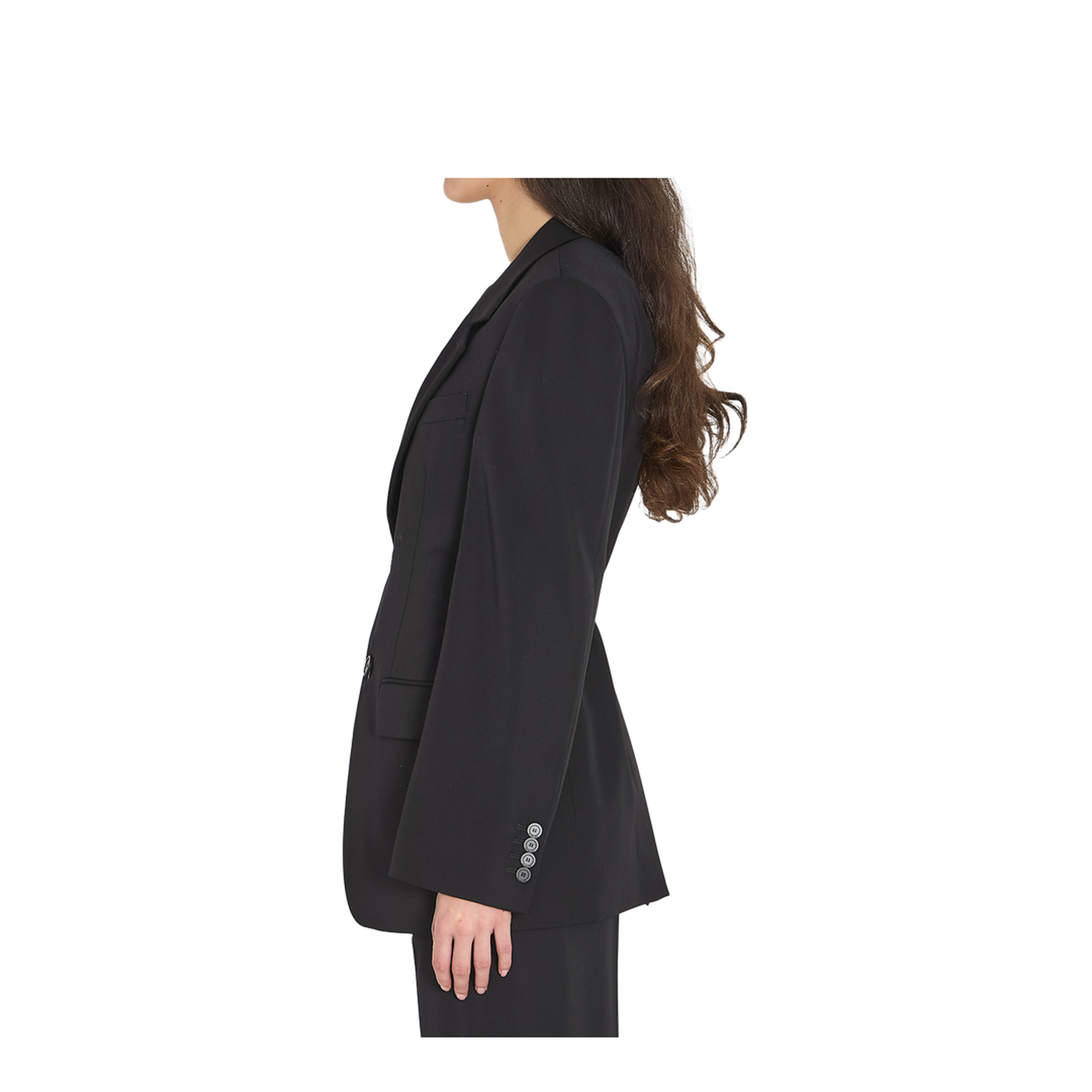 Barathea Tailored Wool Jacket - Image 3