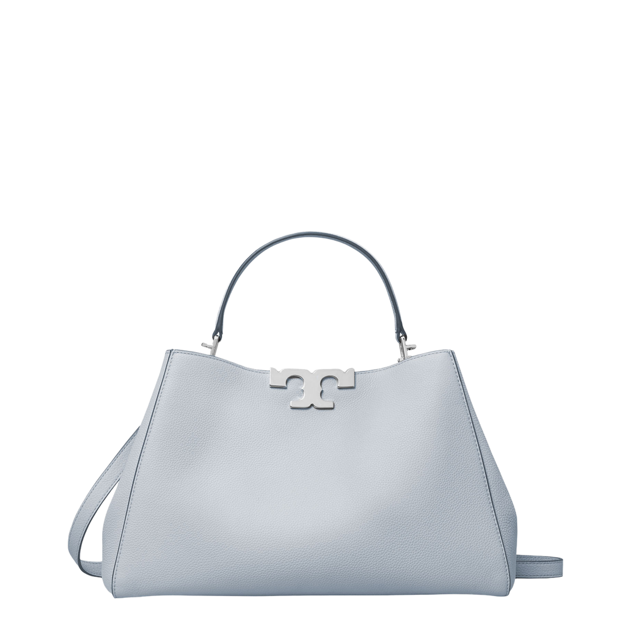 Eleanor Leather Handbag - Light Blue - Image 1