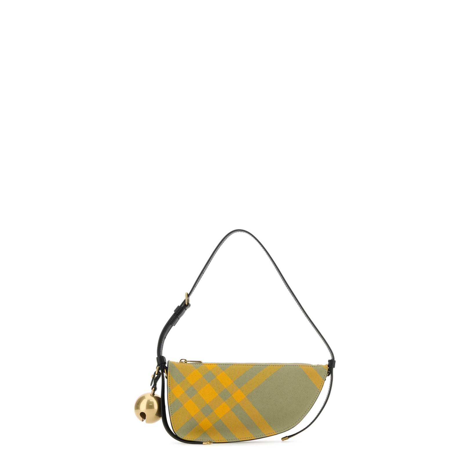 Embroidered Canvas Mini Shield Shoulder Bag - Image 4