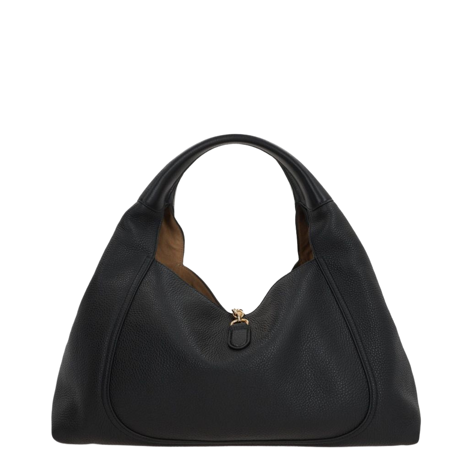 Softbit Maxi Leather Shoulder Bags - Black - Image 3