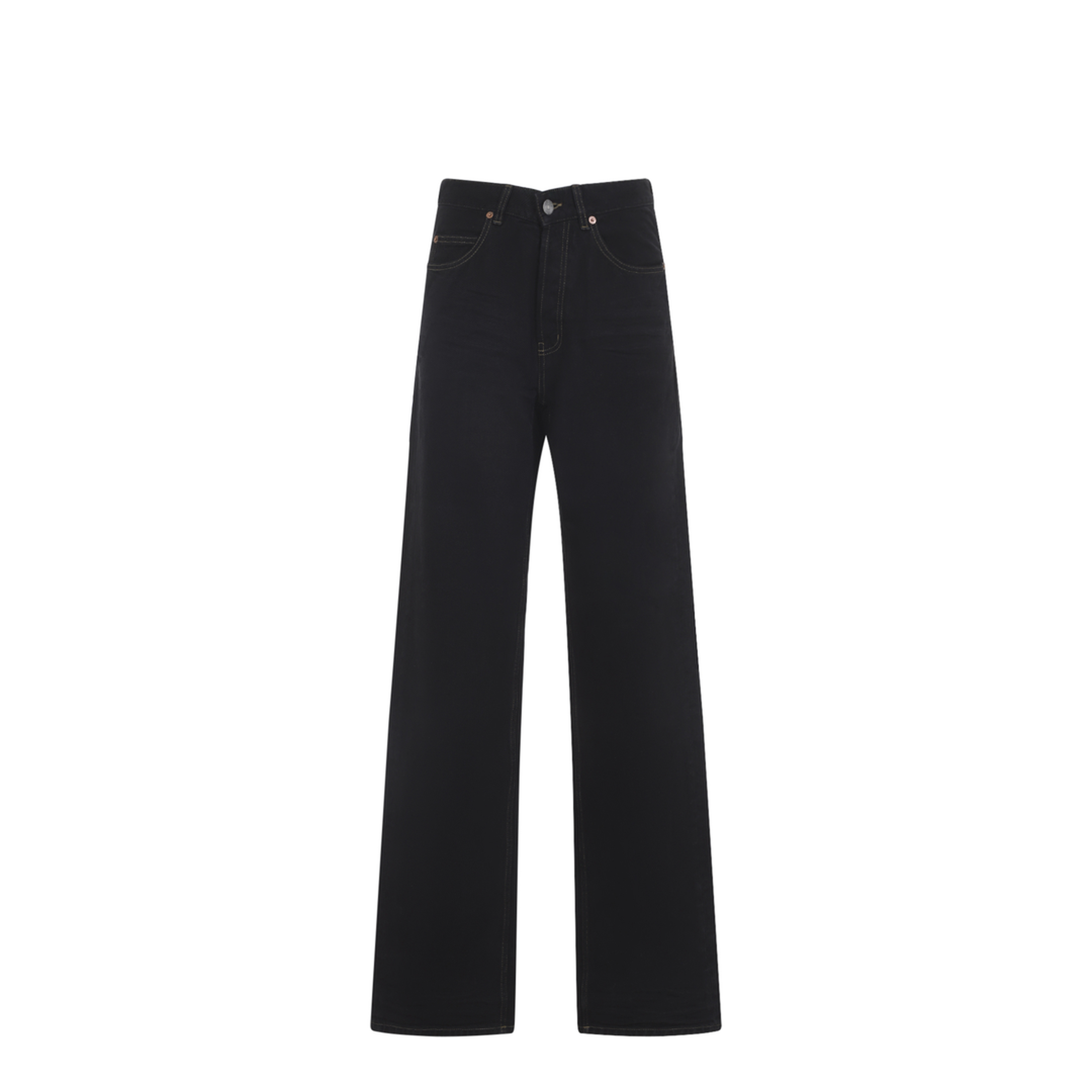 V-Waist Long Baggy Jeans - Image 2