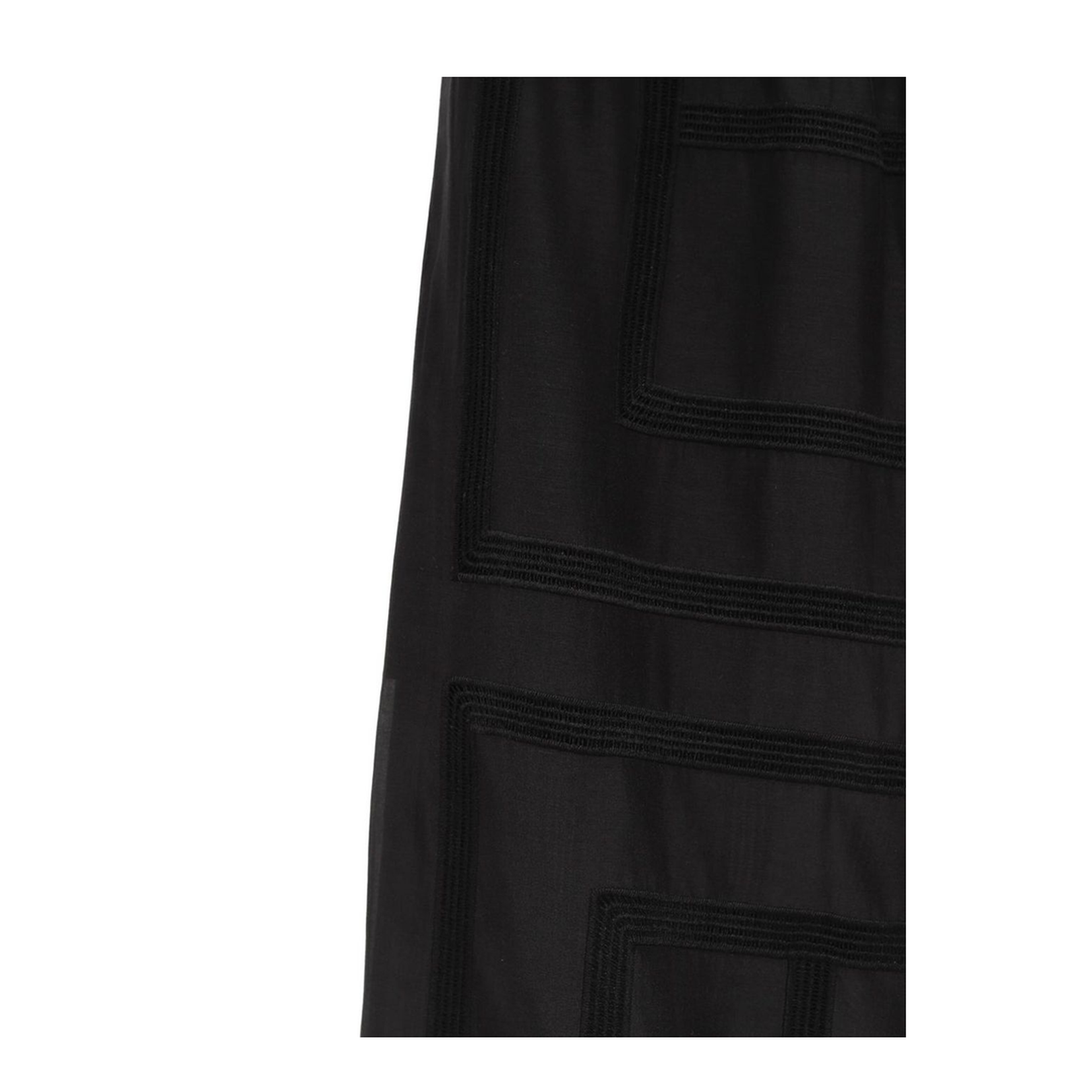 Black Geometric Pattern Elasticated Waistband - Image 3