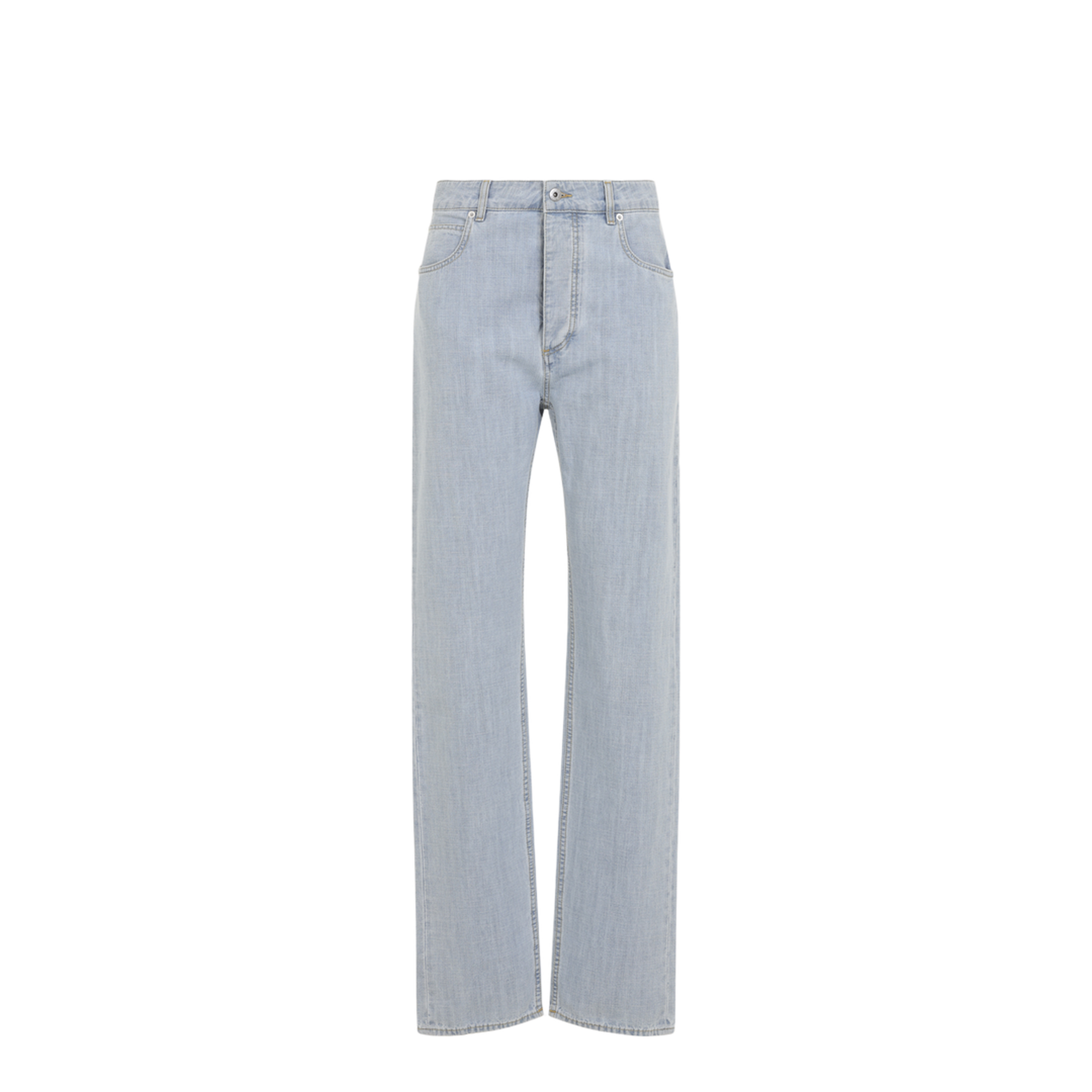 Chambray Straight Pants - Image 1