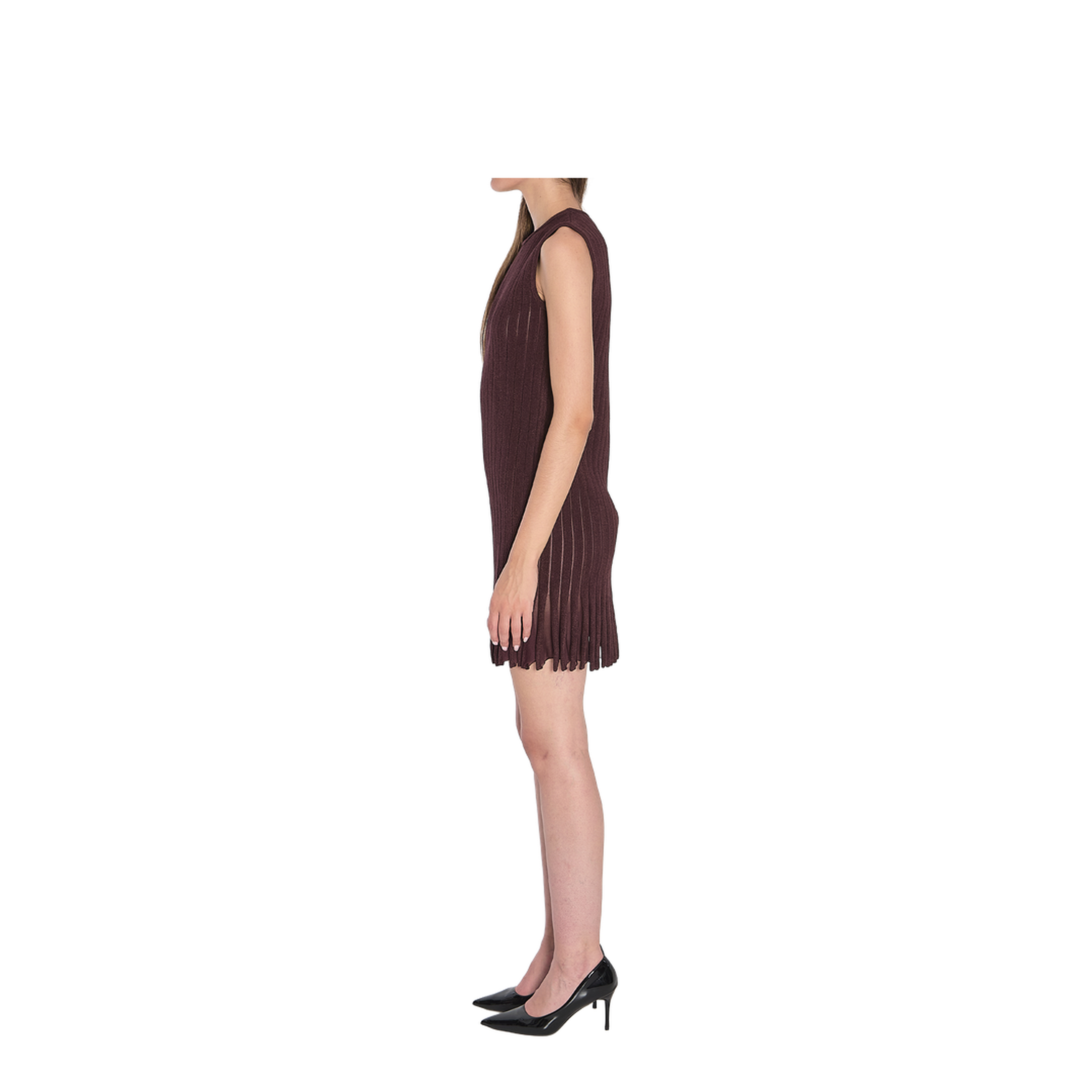 Striped Knit Dress - Image 3