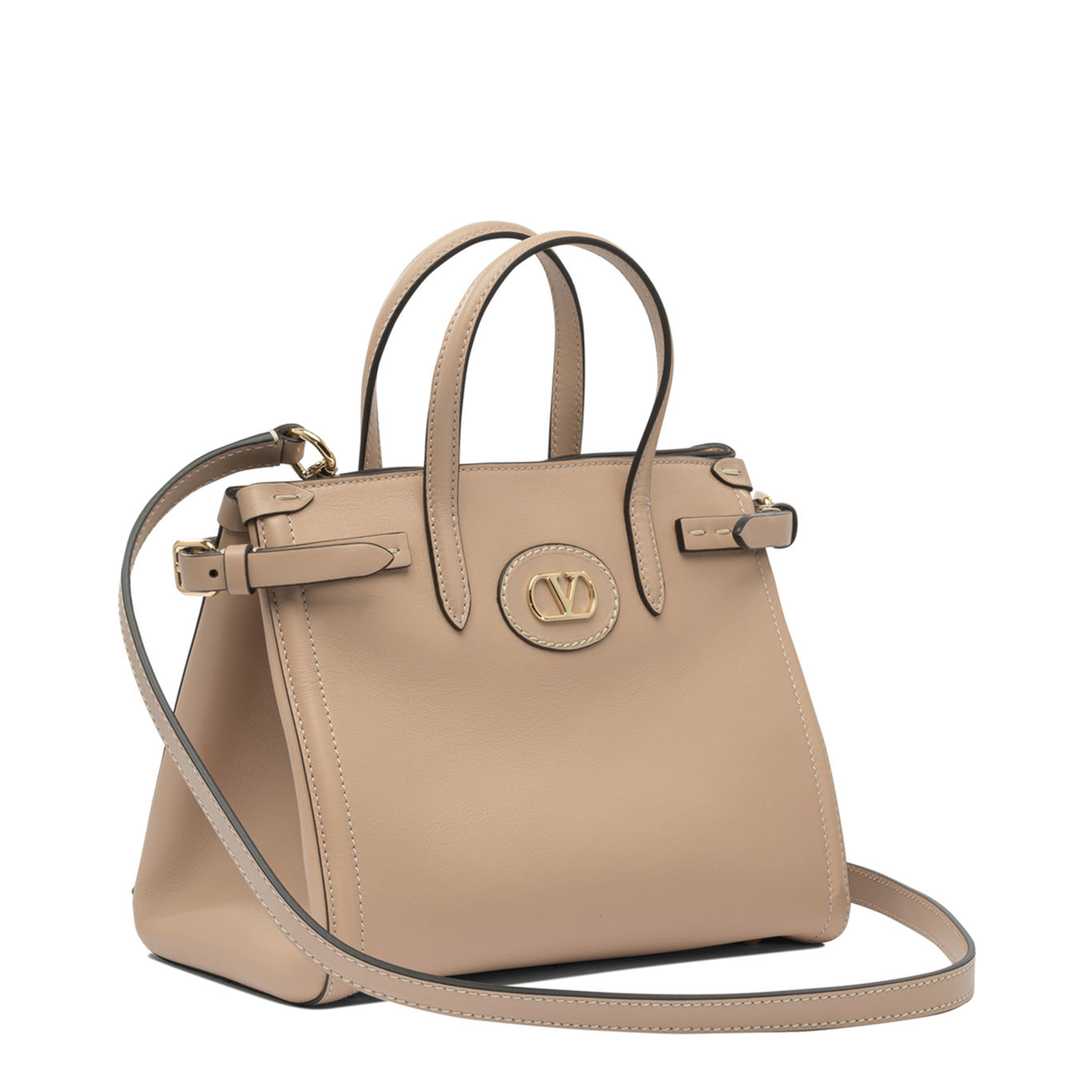 Leather Tote - Pink - Image 2