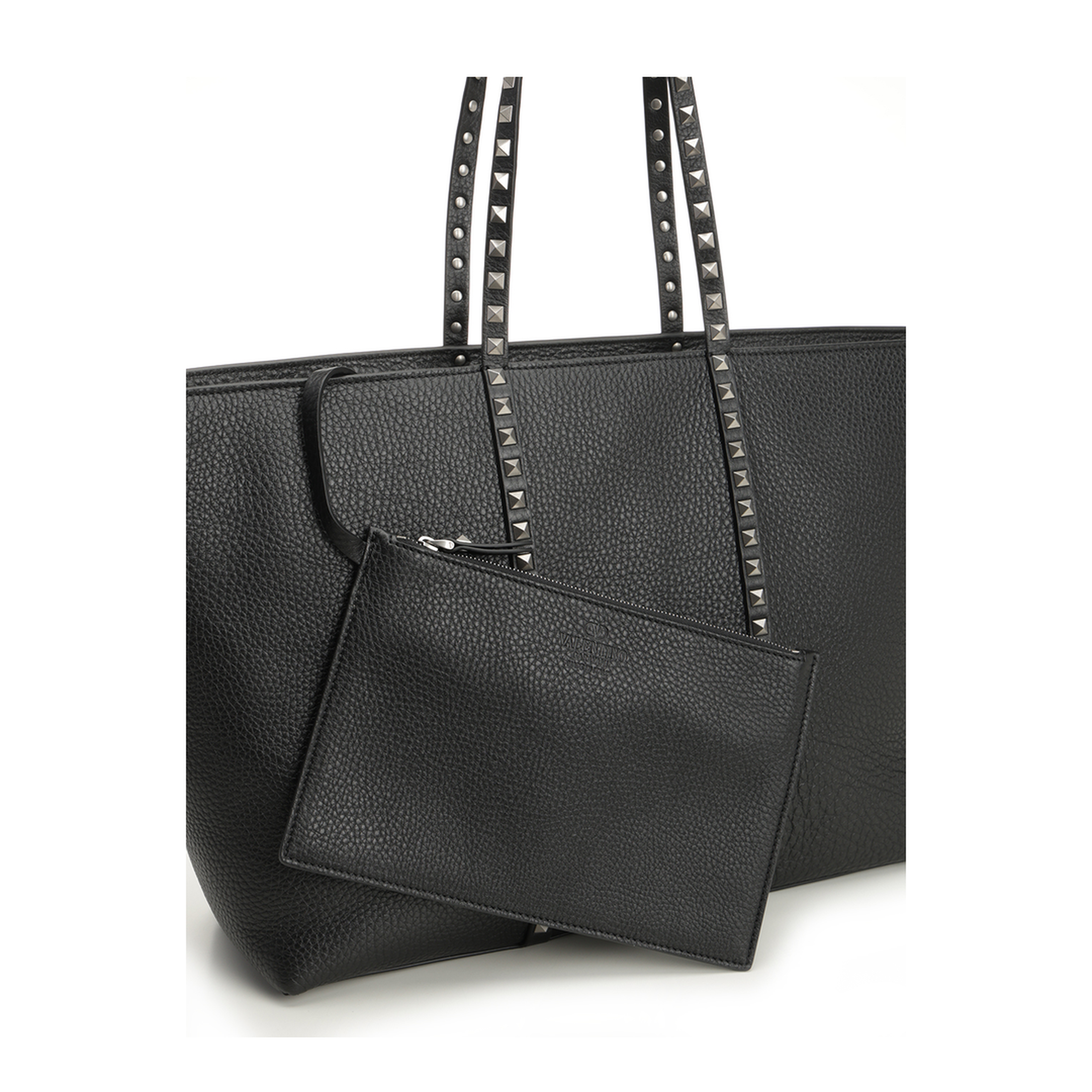 Rockstud Leather Tote Bag - Image 5