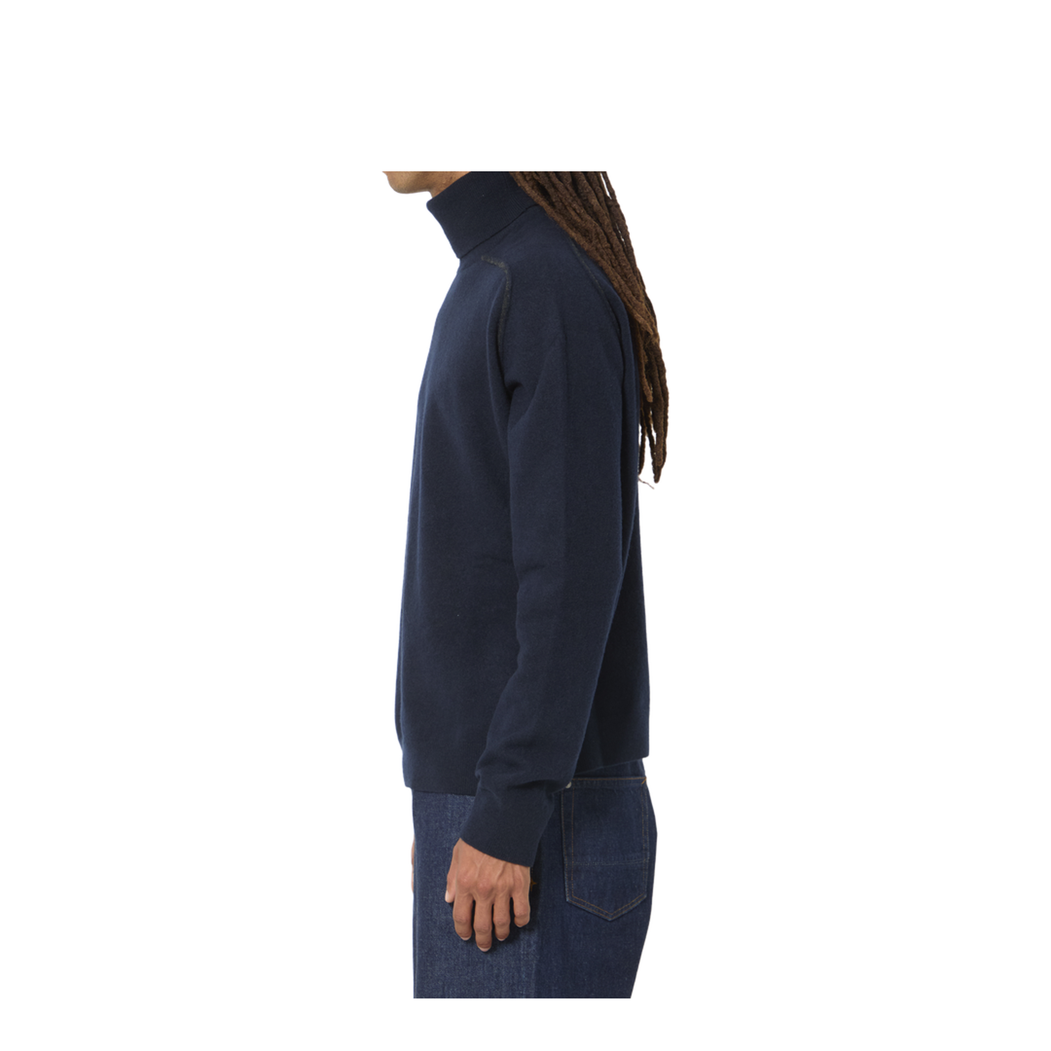 Virgin Wool Turtleneck Sweater - Image 3