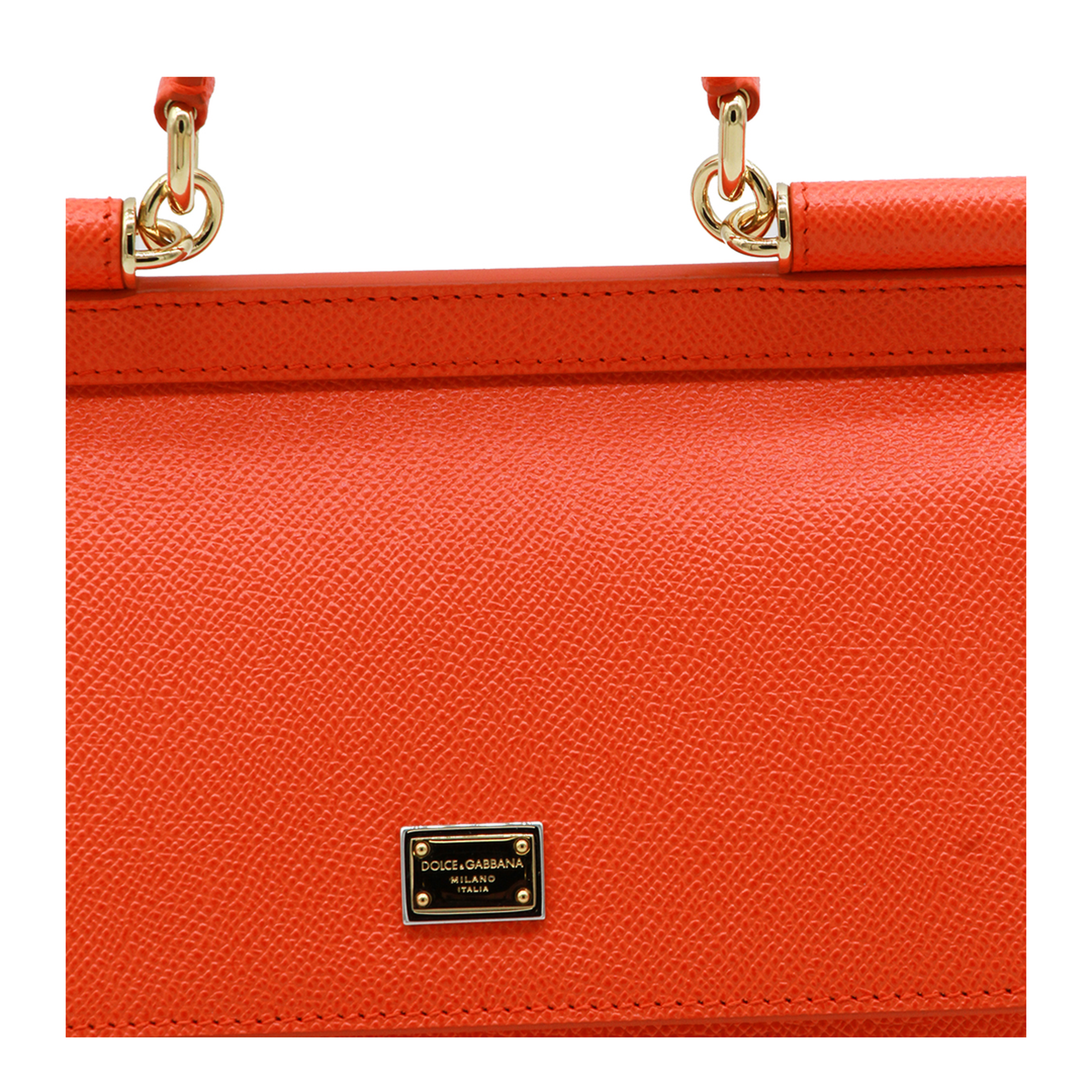 Sicily Medium Calfskin Top-Handle Bag - Rosa Carne - Image 7