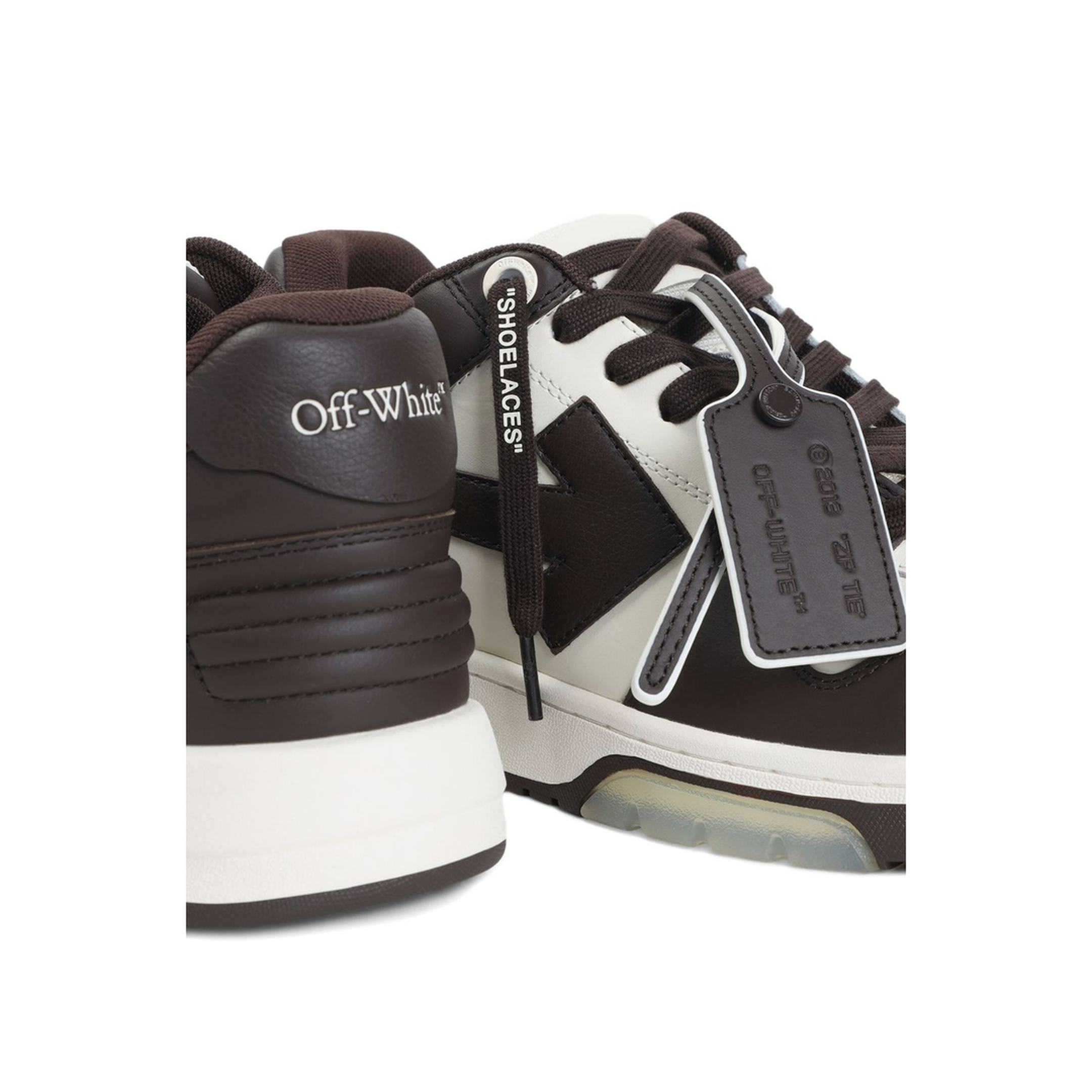 Out Of Office OOO Low Tops Chocolate White - Image 4
