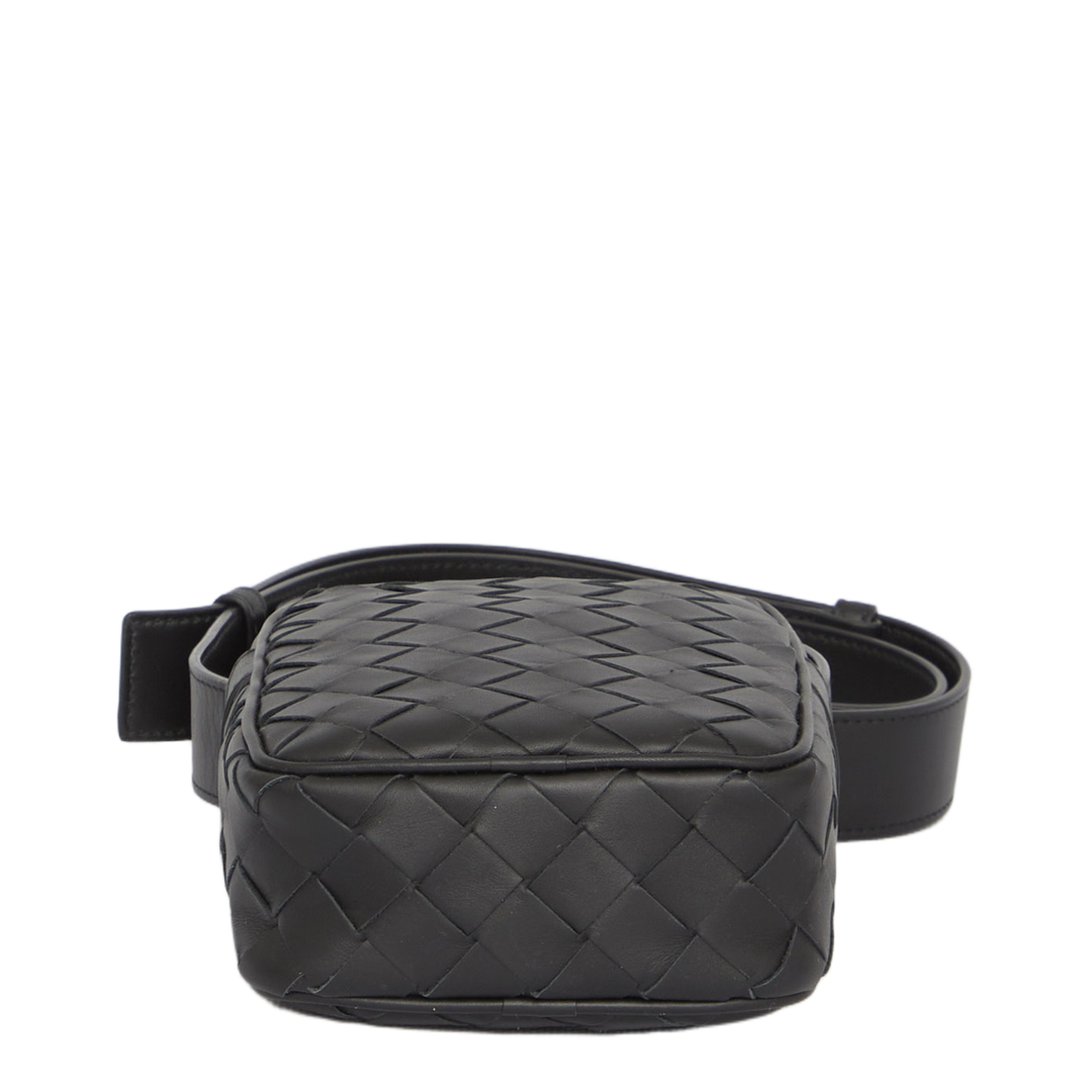 Cassette Mini Leather Crossbody Bags - Black - Image 4