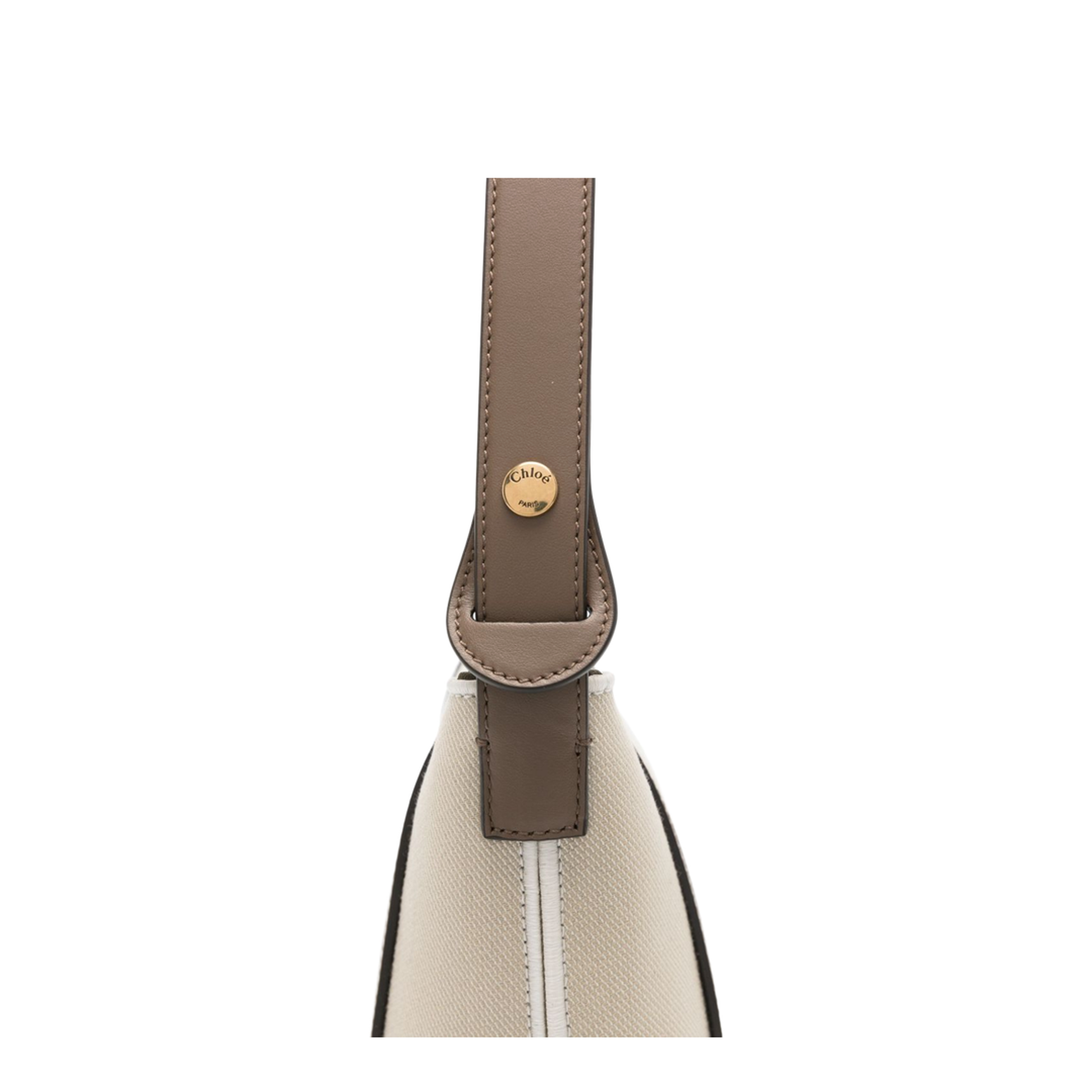 Carry Small Canvas Shoulder Bag - Vegetal Beige - Image 3