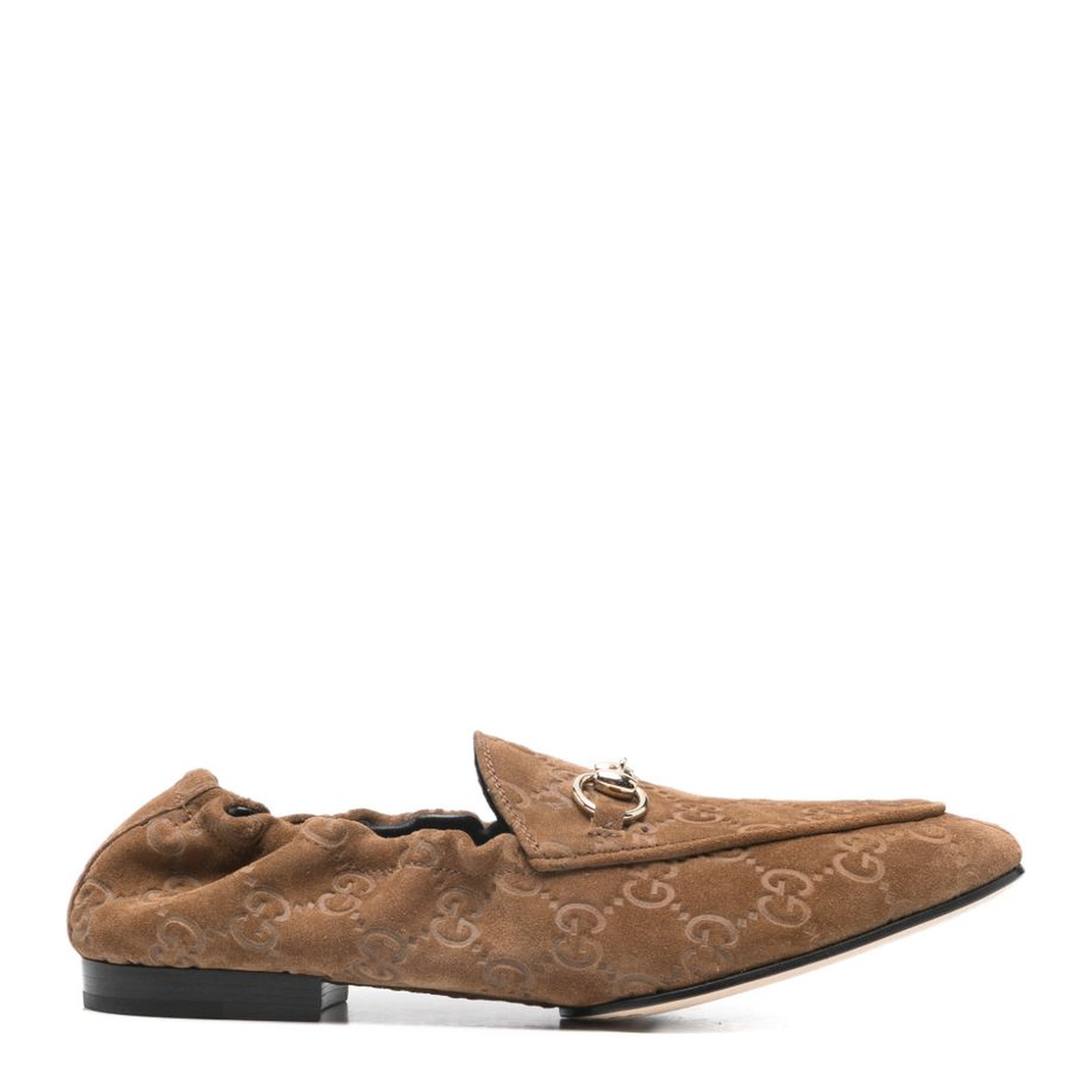 Jordaan Loafer in Brown GG Suede - Image 1
