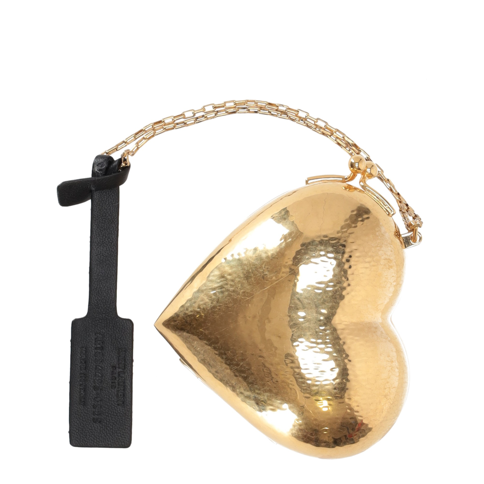 Evening Mini Brass Clutch Bags - Gold - Image 3