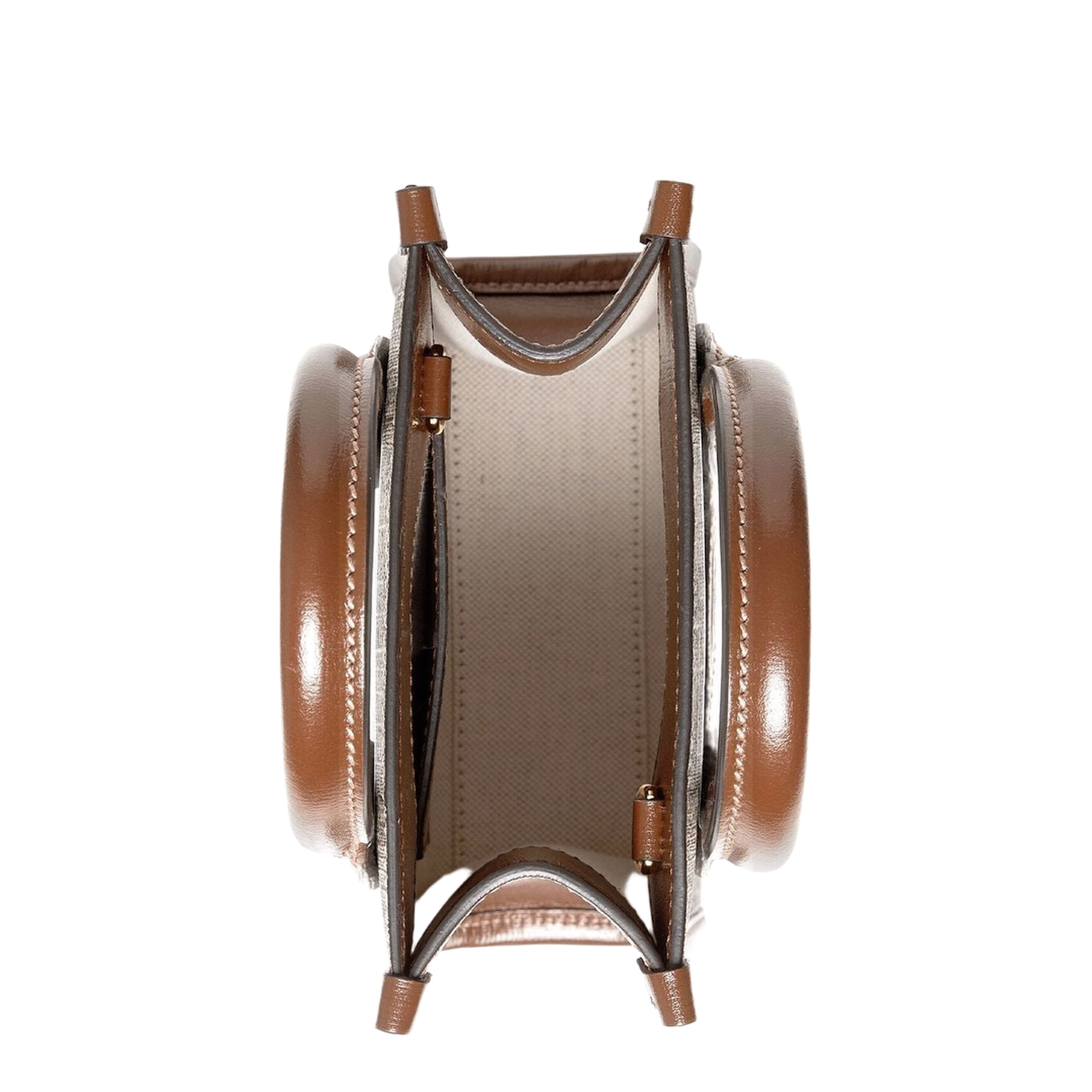 Ophidia Small Canvas Tote Bag - Brown - Image 5