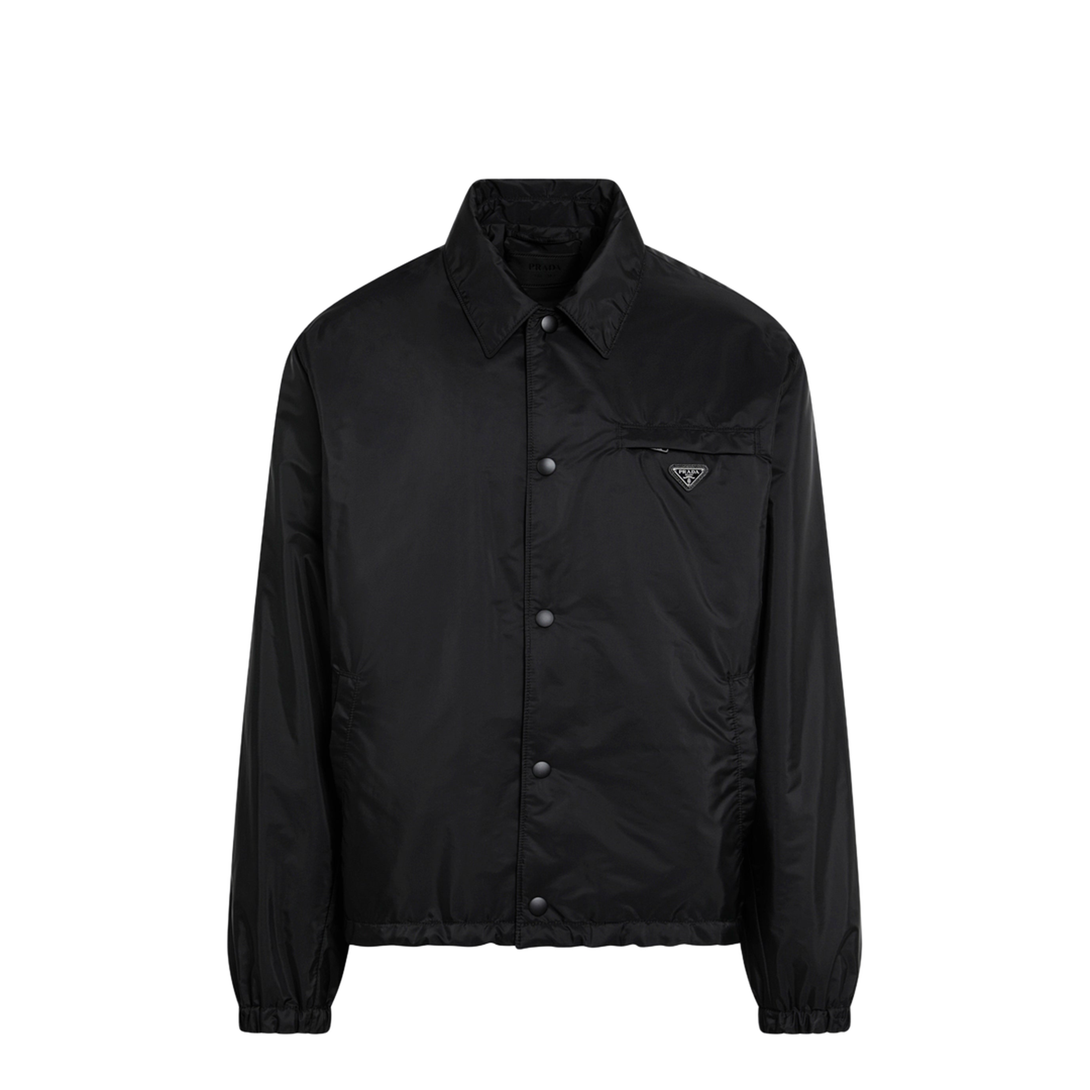 Black Re-Nylon Blouson Jacket - Image 1