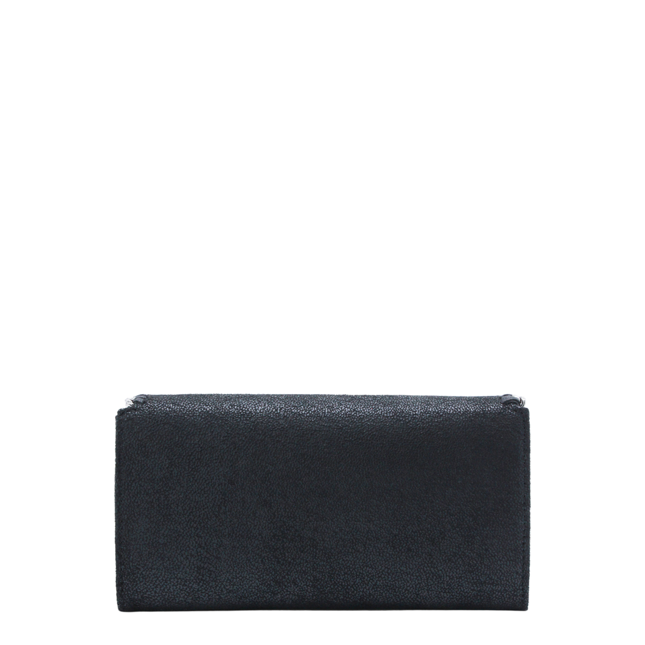Falabella Matte Shaggy Deer Wallet-On-Chain Crossbody - Black - Image 5