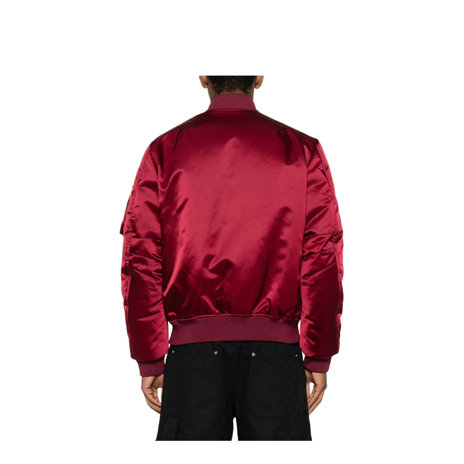 Nylon Bomber Jacket - Image 2