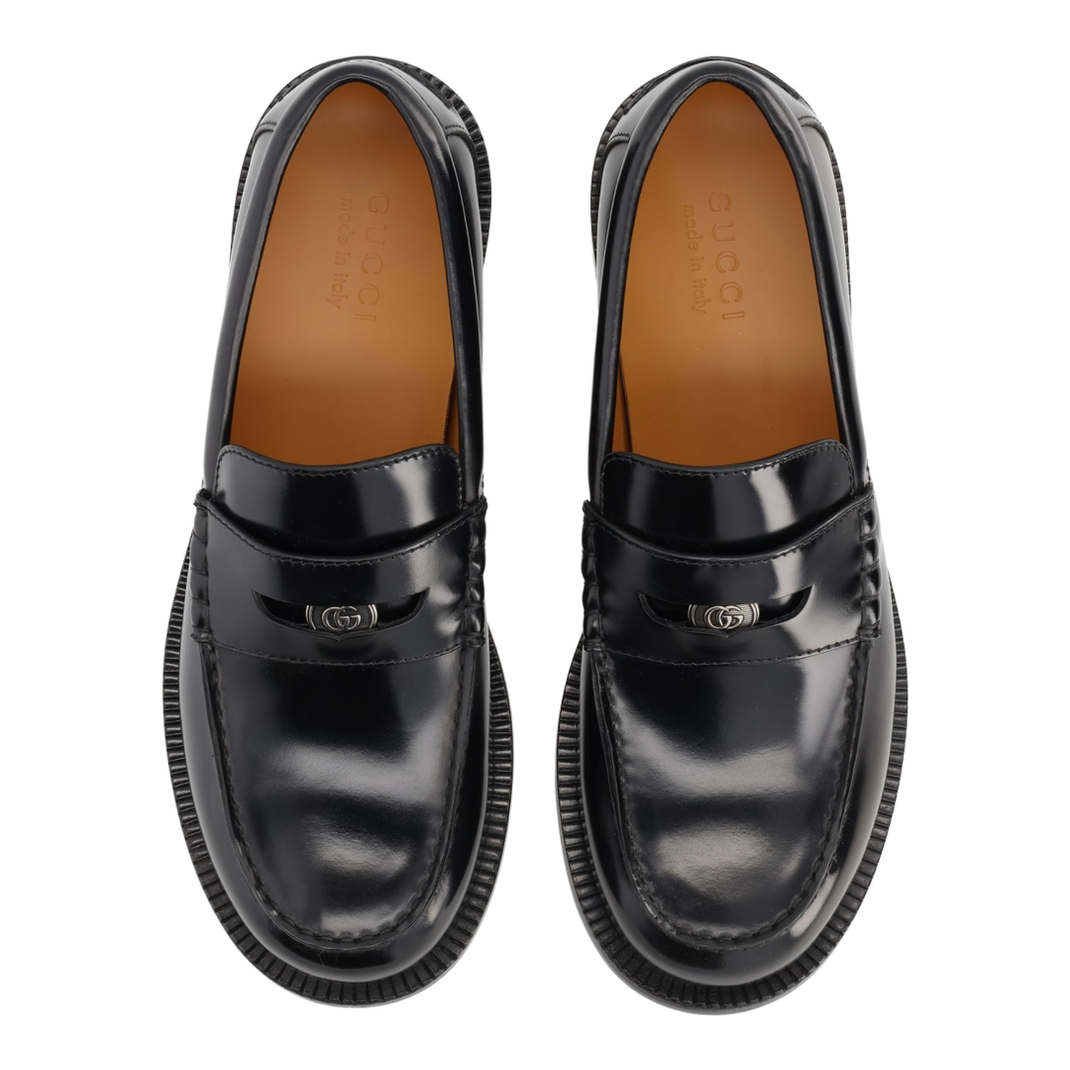 Black Loafer with Removable Detail - Image 5