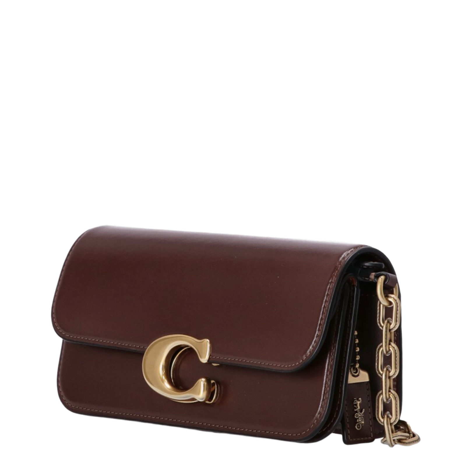 Clutch Bag Leather Brown - Image 3