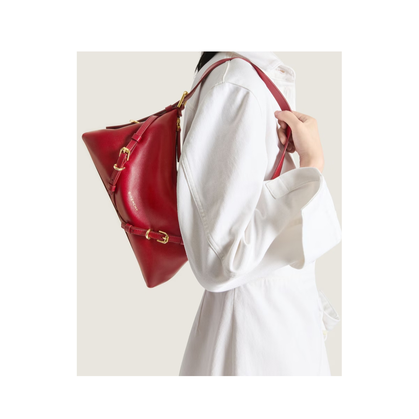 Mini Voyou Bag in Shiny Leather - Image 4