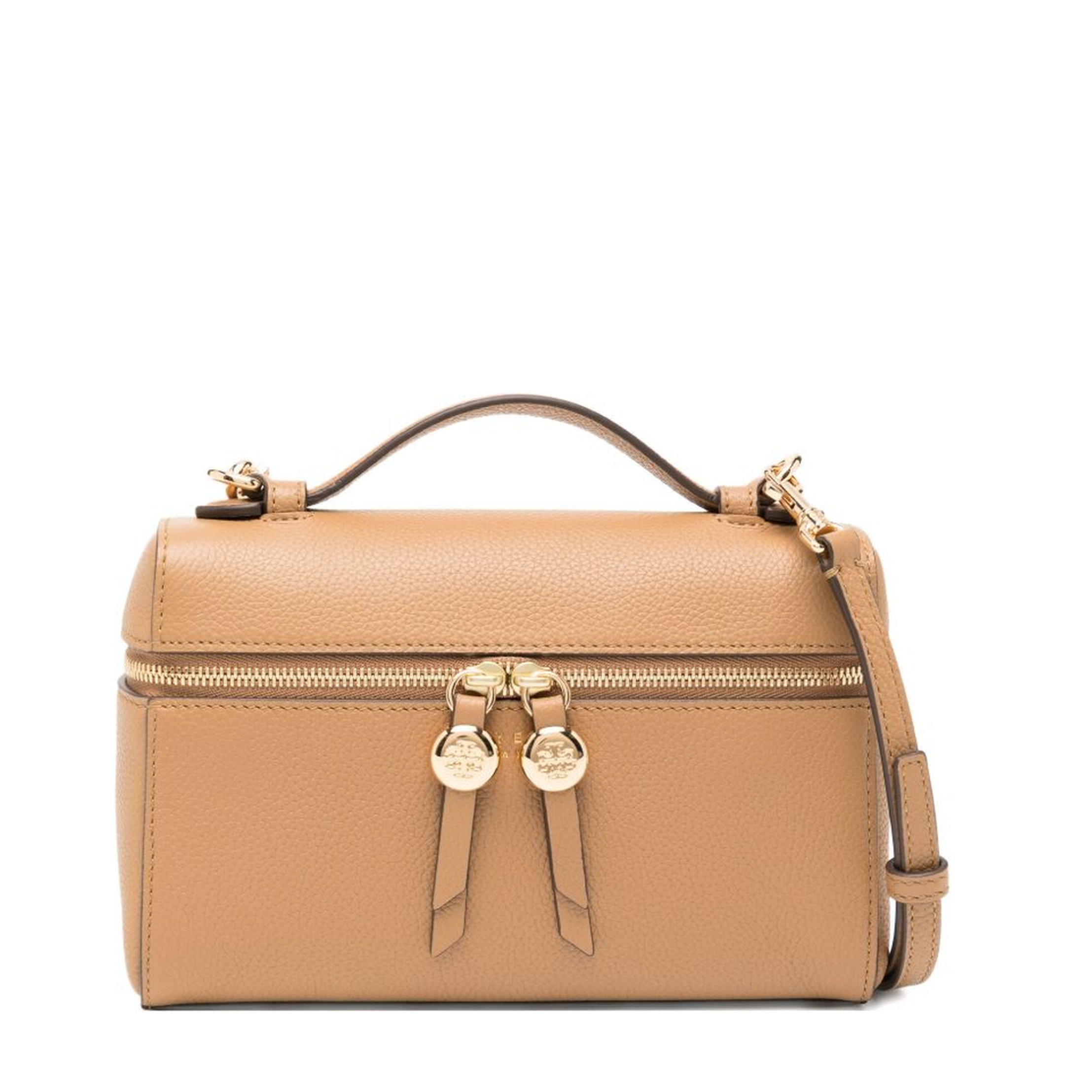 Romy Slim Mini Bag With Beige Leather Top - Image 1