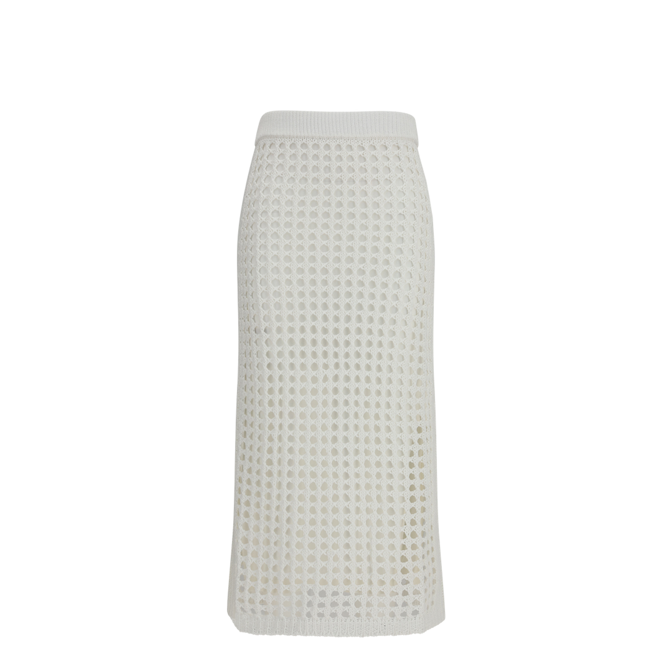 Cotton Mesh Skirt - Image 1