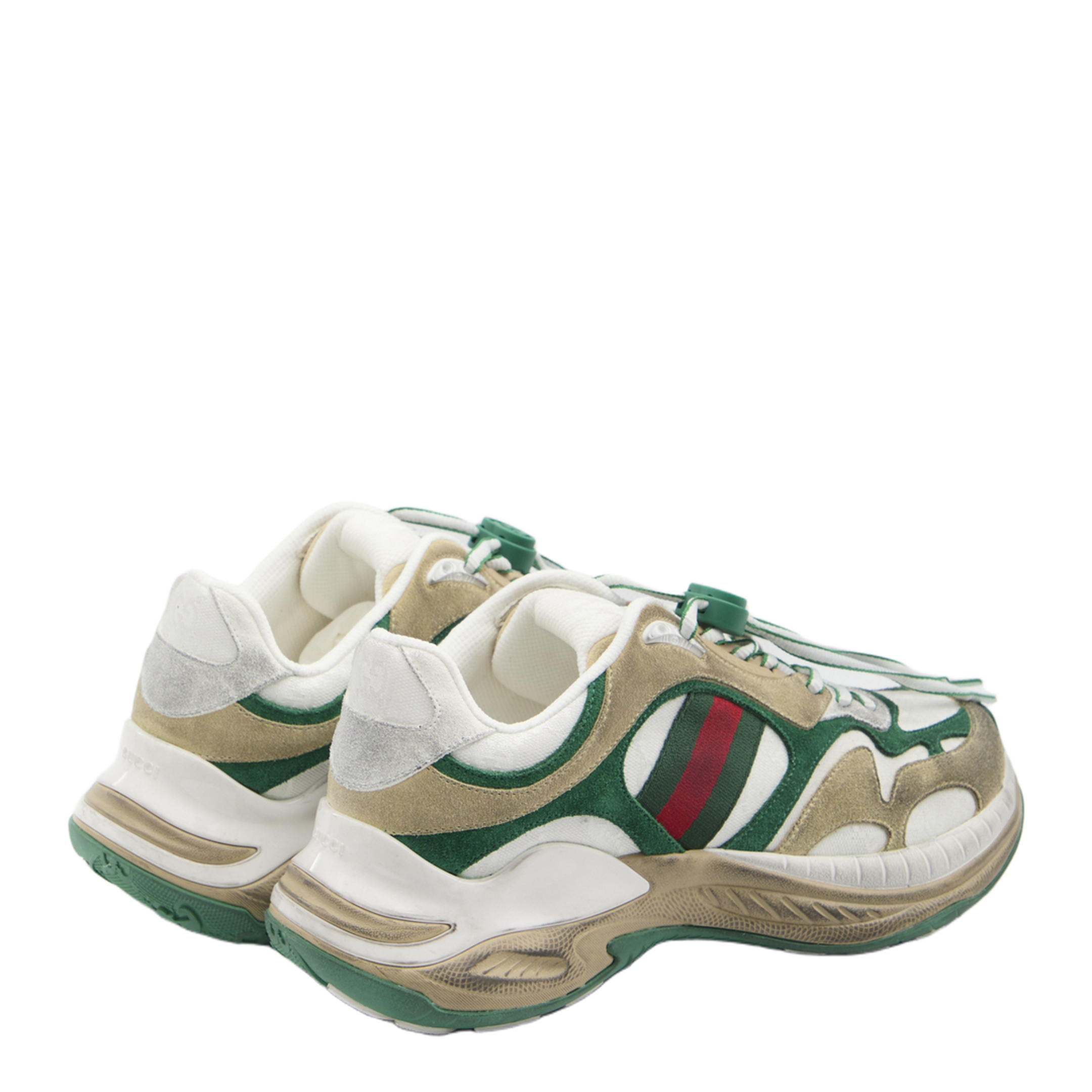 Drawstring Leather Sneakers - Image 3