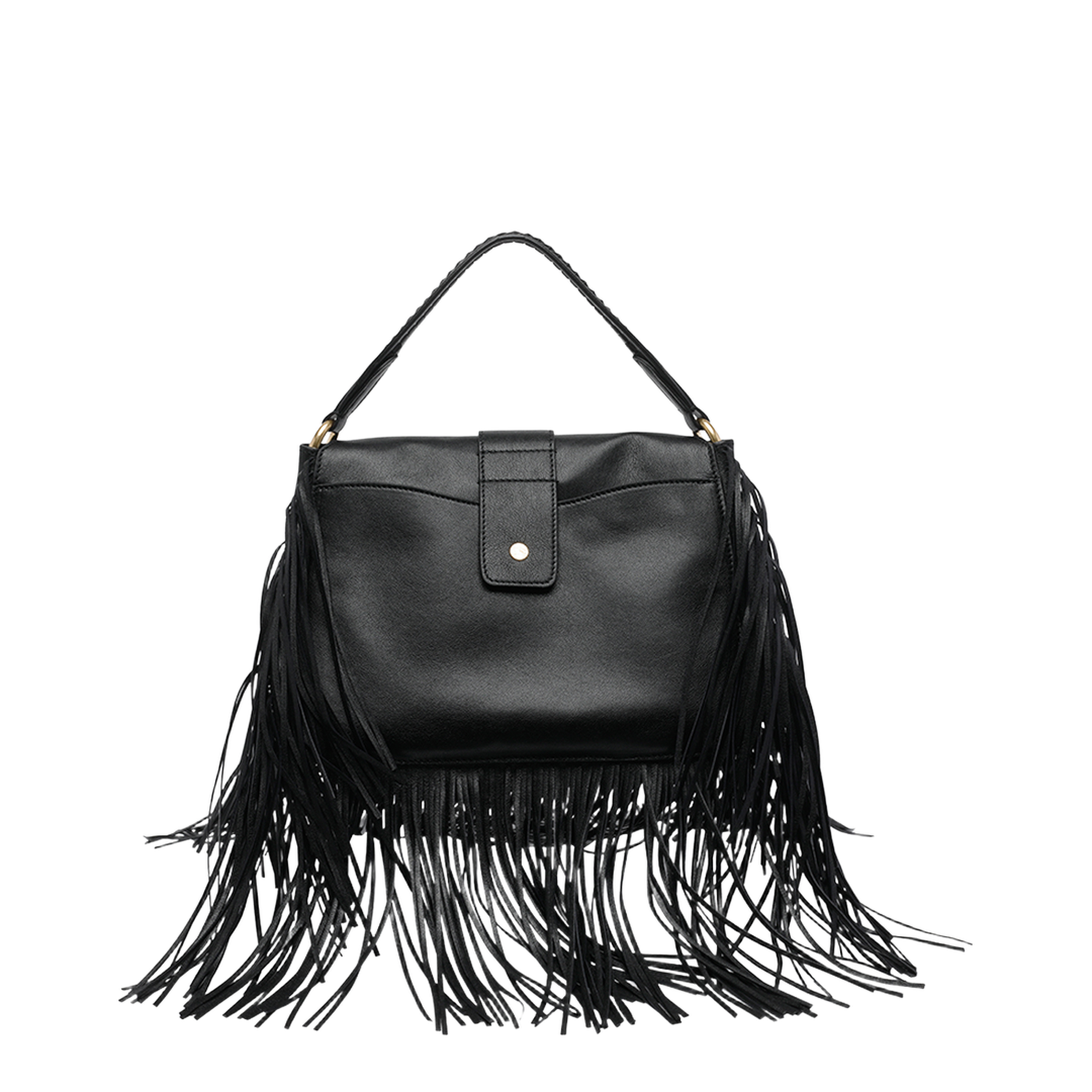 Rider Small Lamb Leather Handbag - Black - Image 3