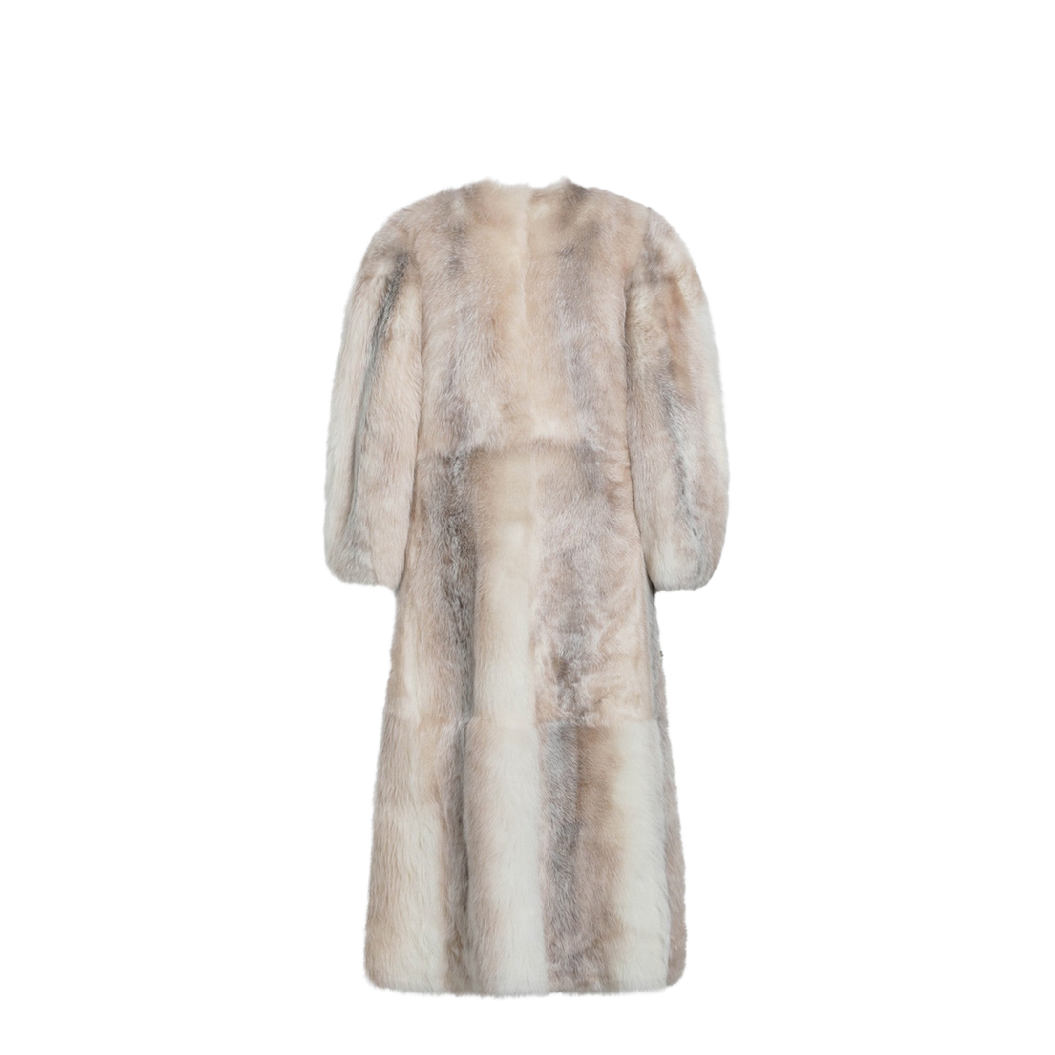 White Dorsato Shearling Coat - Image 2