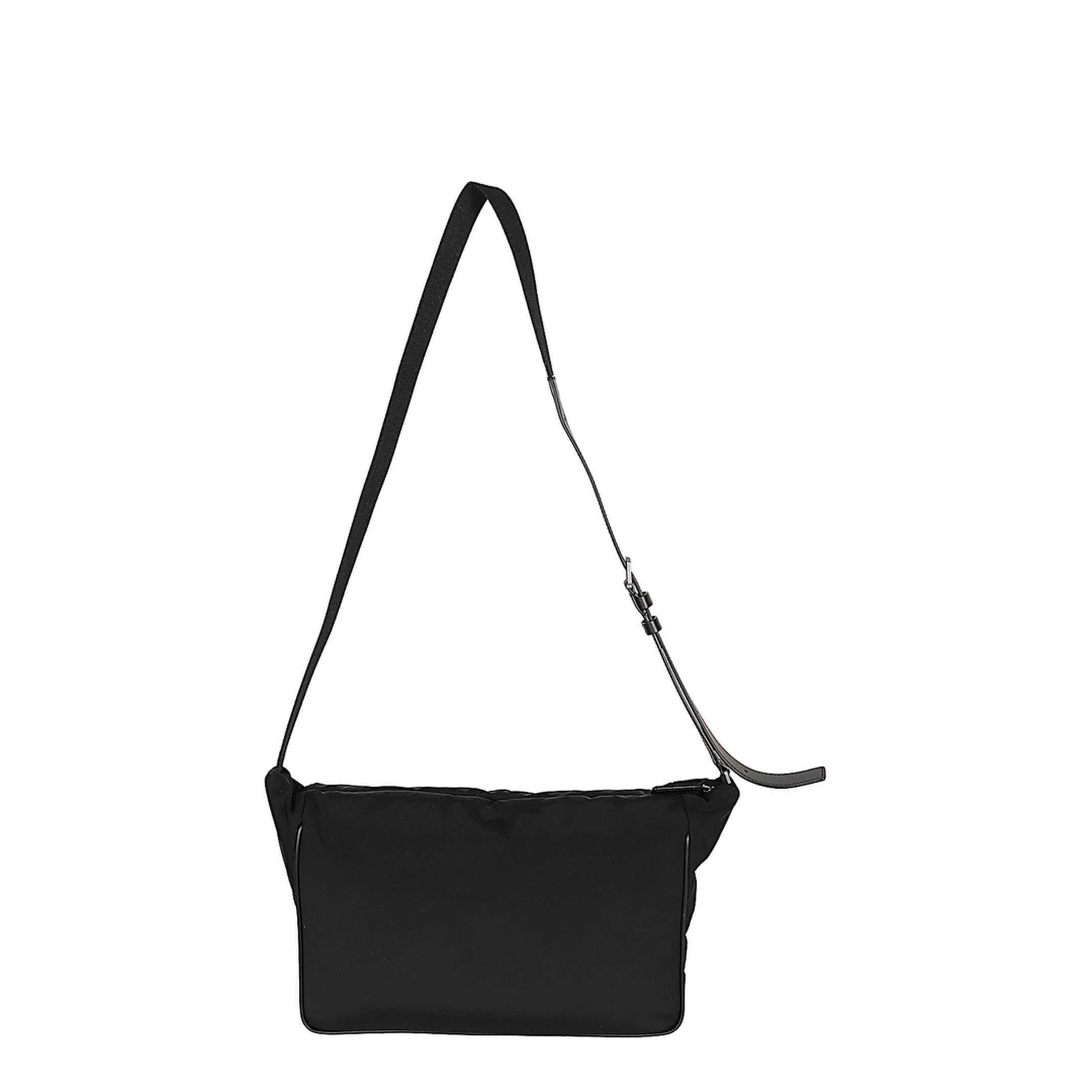 Lloyd Technical Nylon Shoulder Bag - Black - Image 3