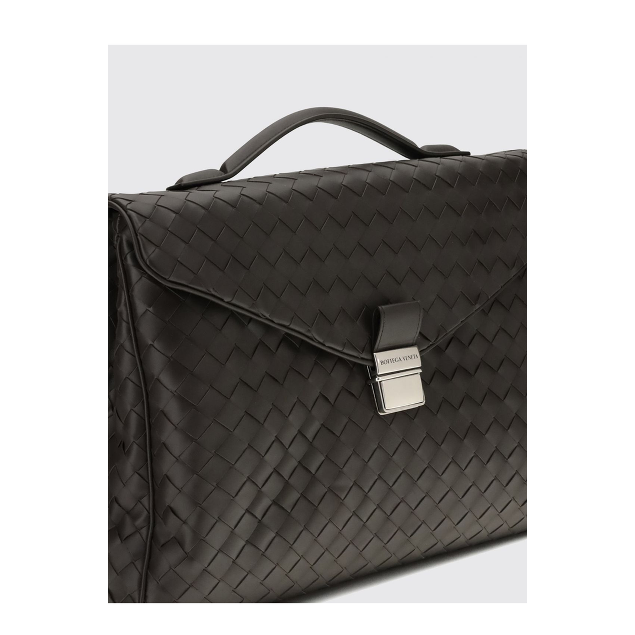 Archivist Briefcase Intrecciato Calfskin - Fondant - Image 2