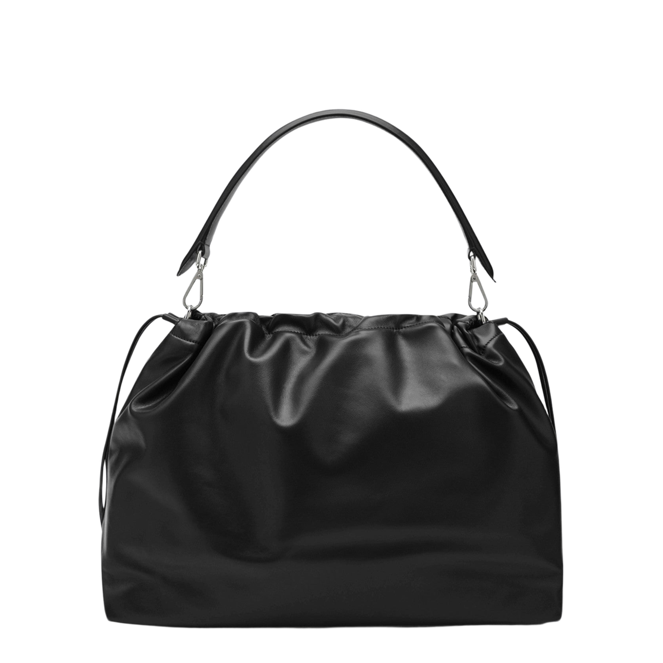 Flux Maxi Calf Leather Messenger - Black - Image 2