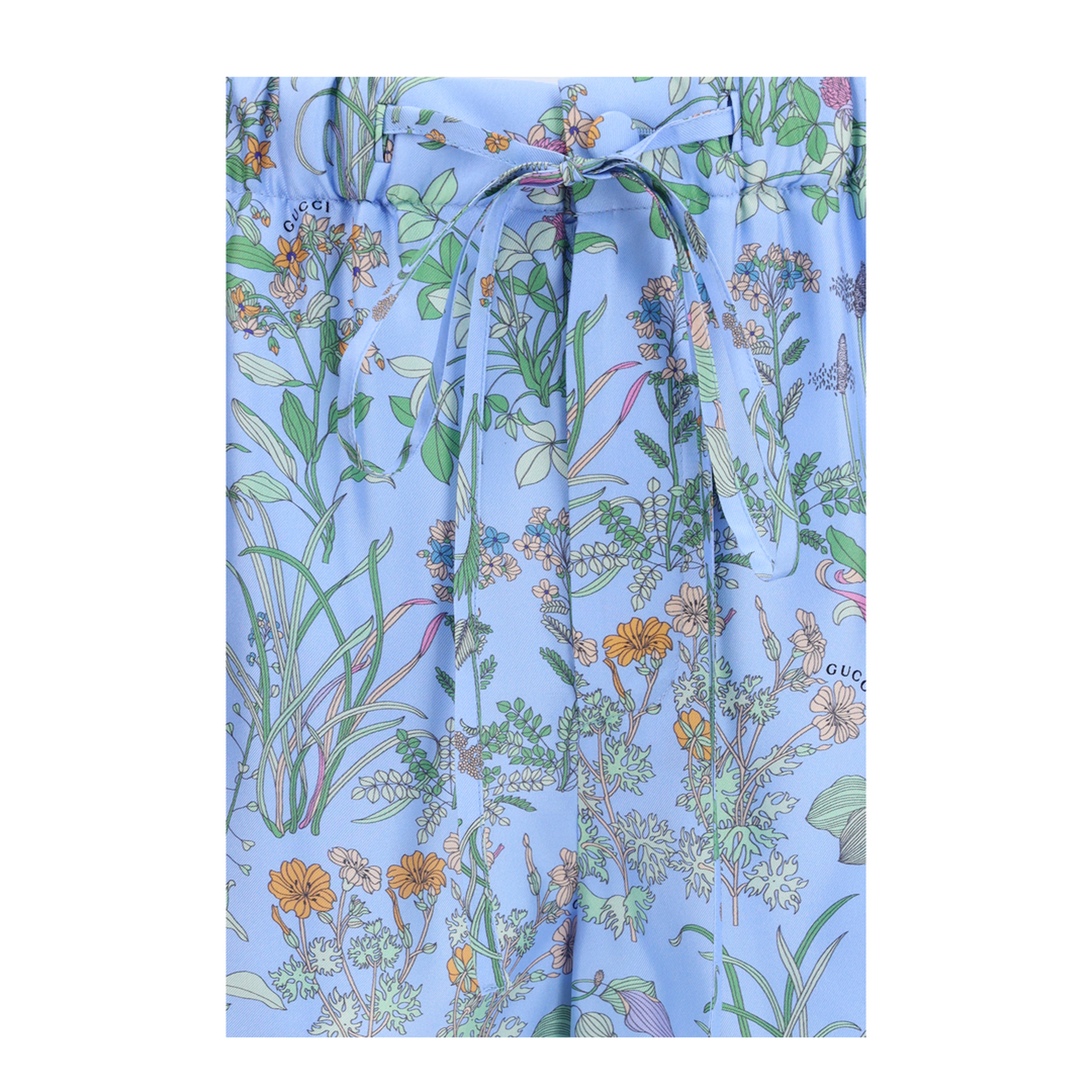 Printed Silk Twill Shorts - Image 3