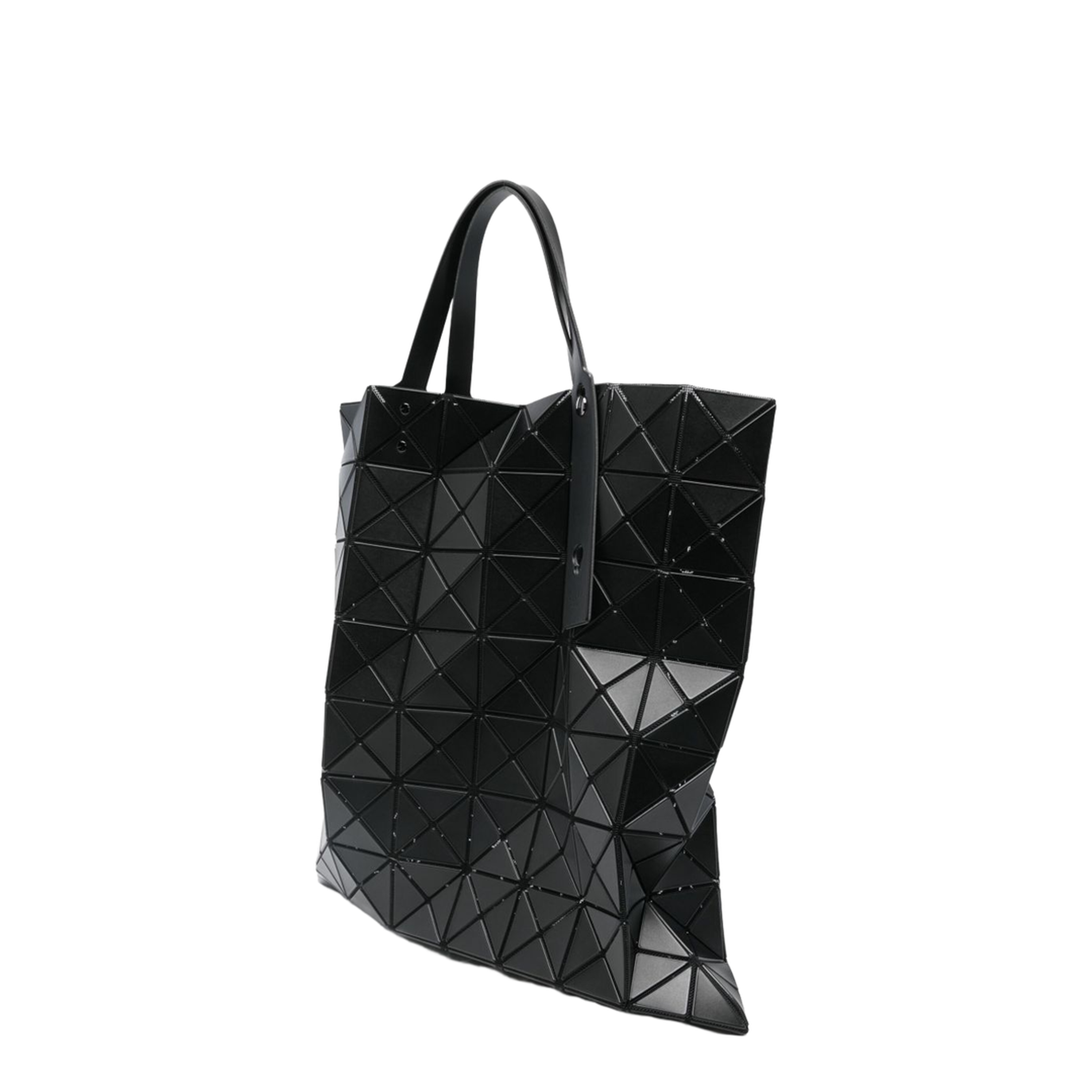 Lucent Matte Large Chlorinated Vinyl Resin Tote - Black - Image 5