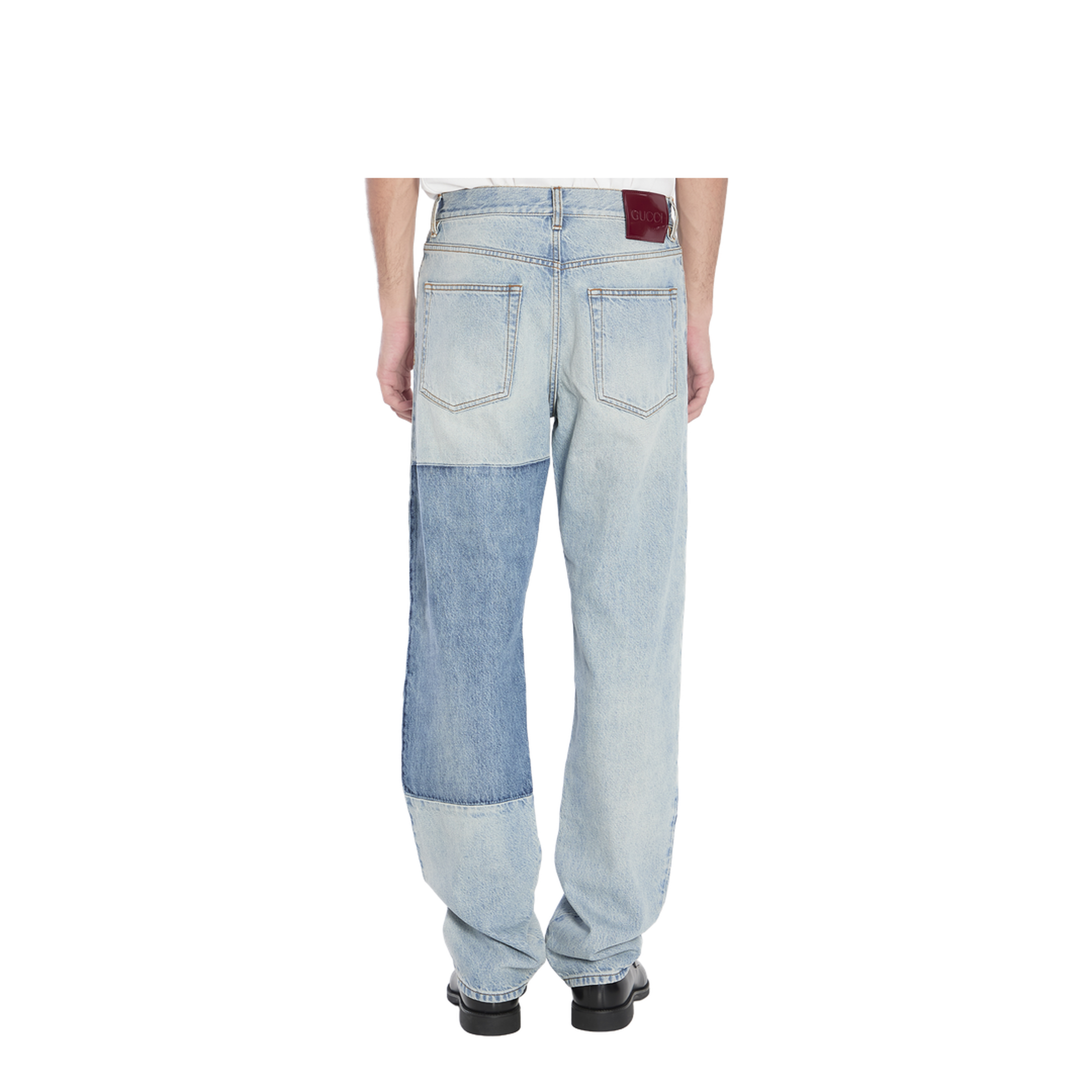 Patchwork Denim Jeans - Image 4