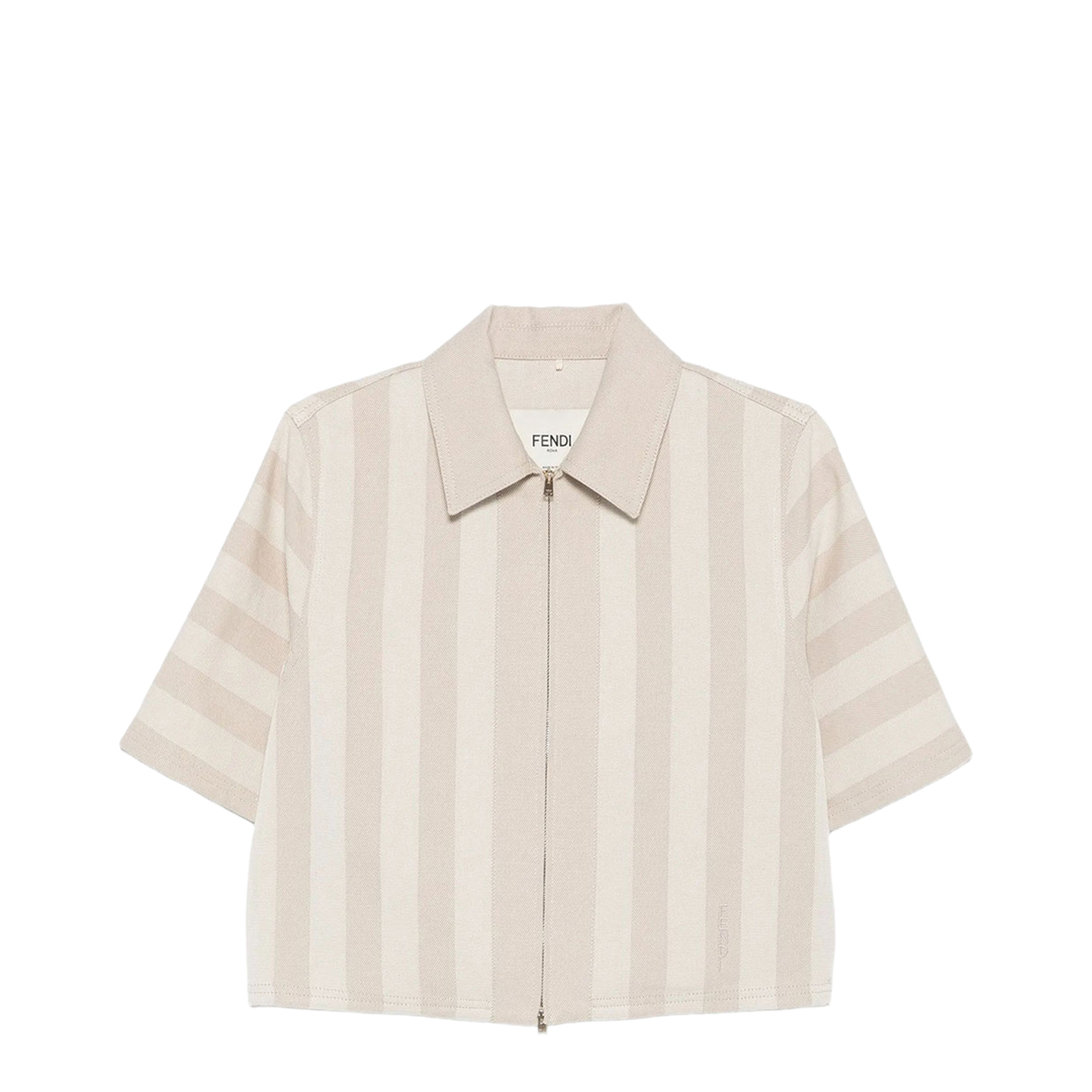Pequin Drill Cropped Jacket - Image 1