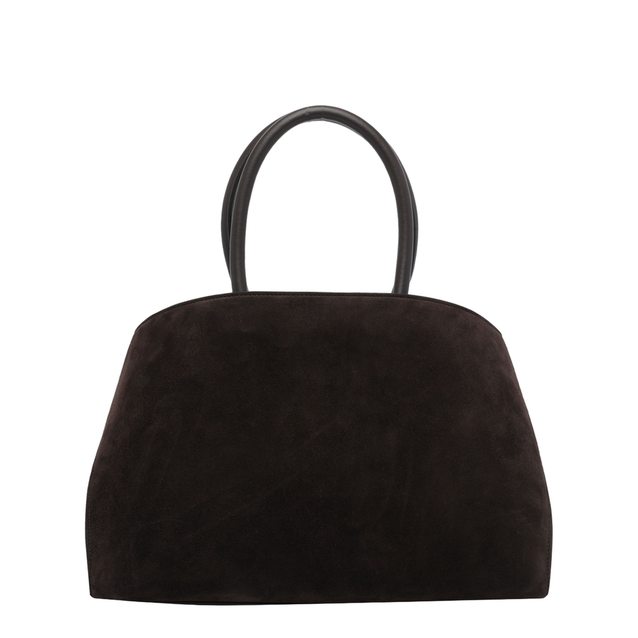 Hug Small Calfskin Handbag - Testa di Moro - Image 3