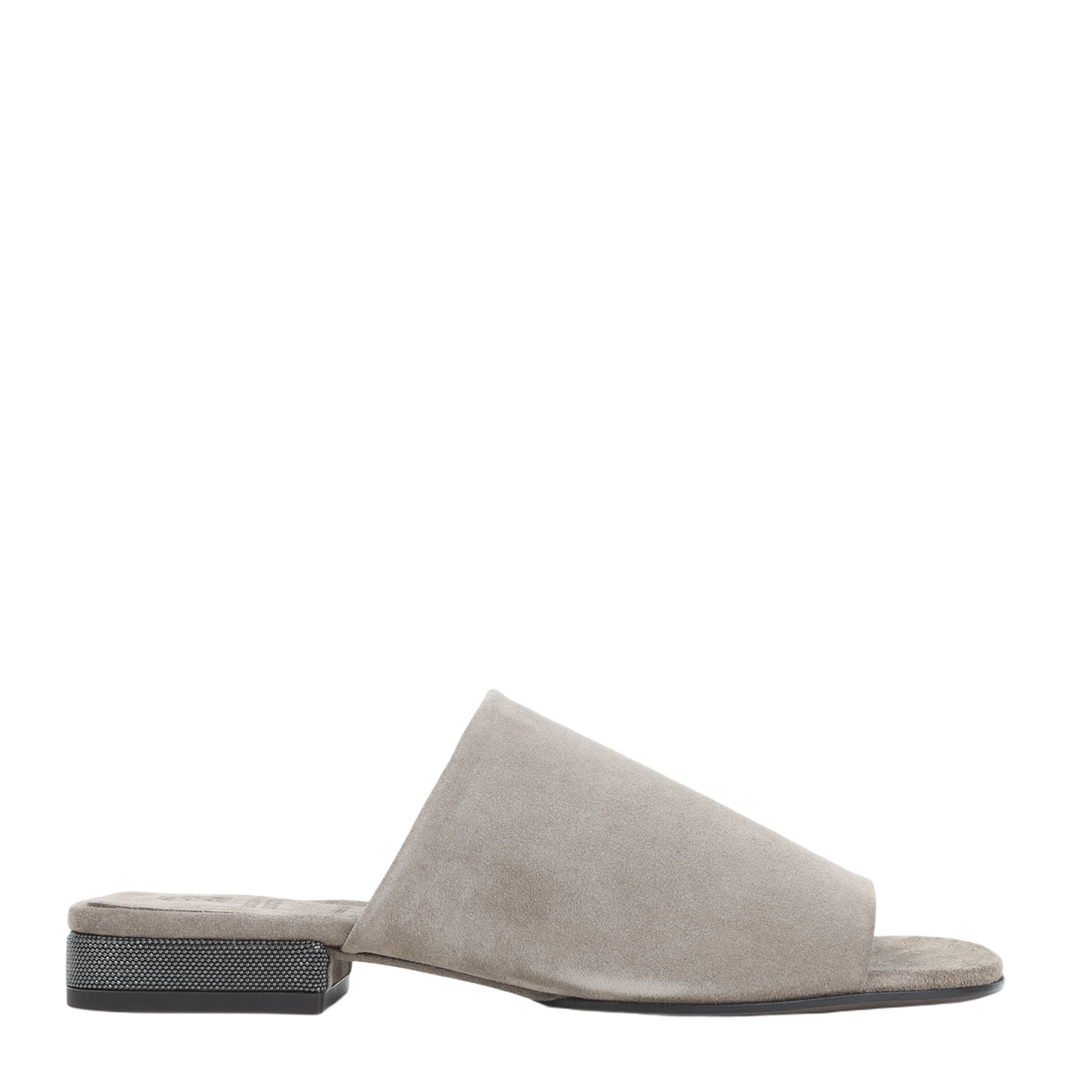 Suede Flat Sandals - Image 3