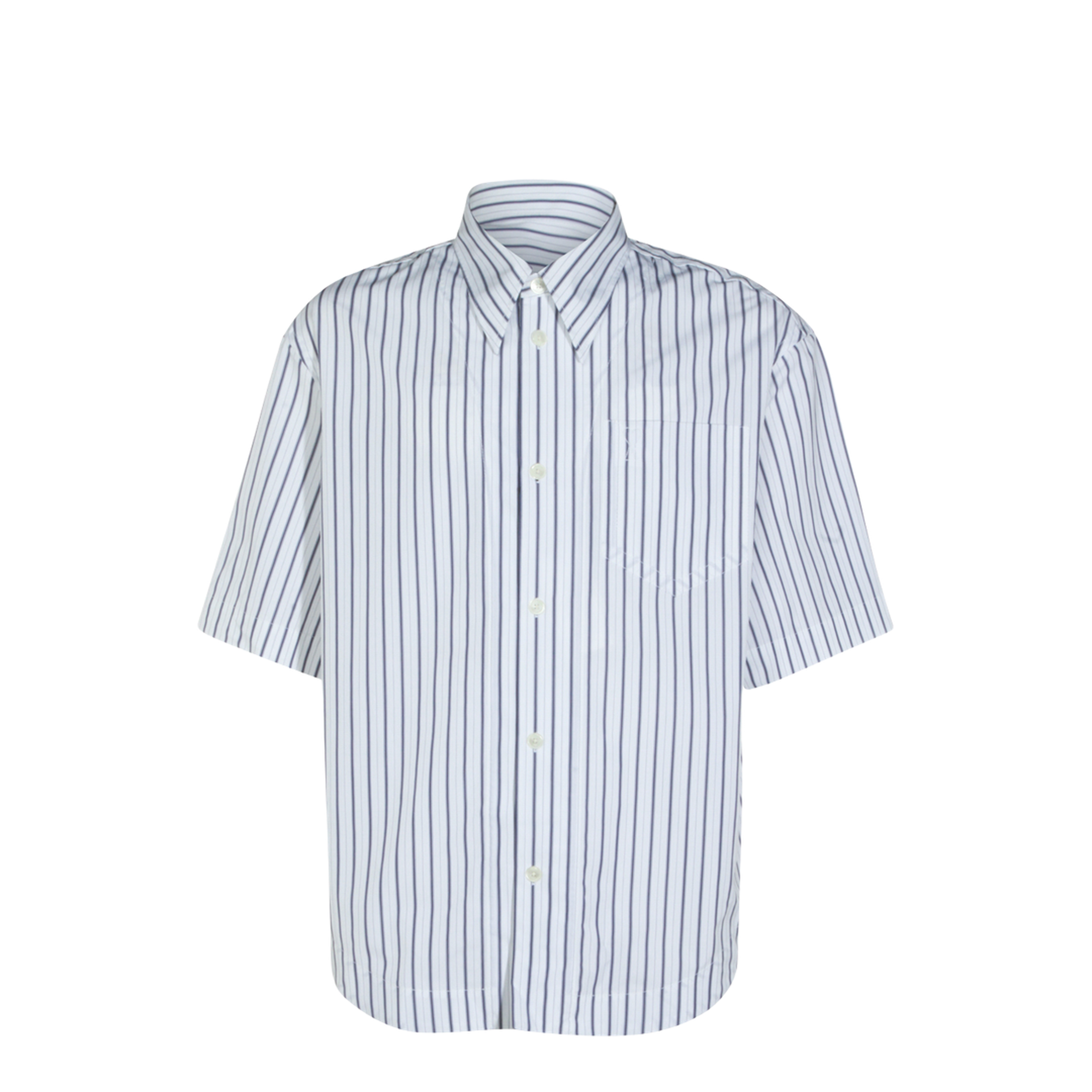 White Striped De Coeur Shirt - Image 1