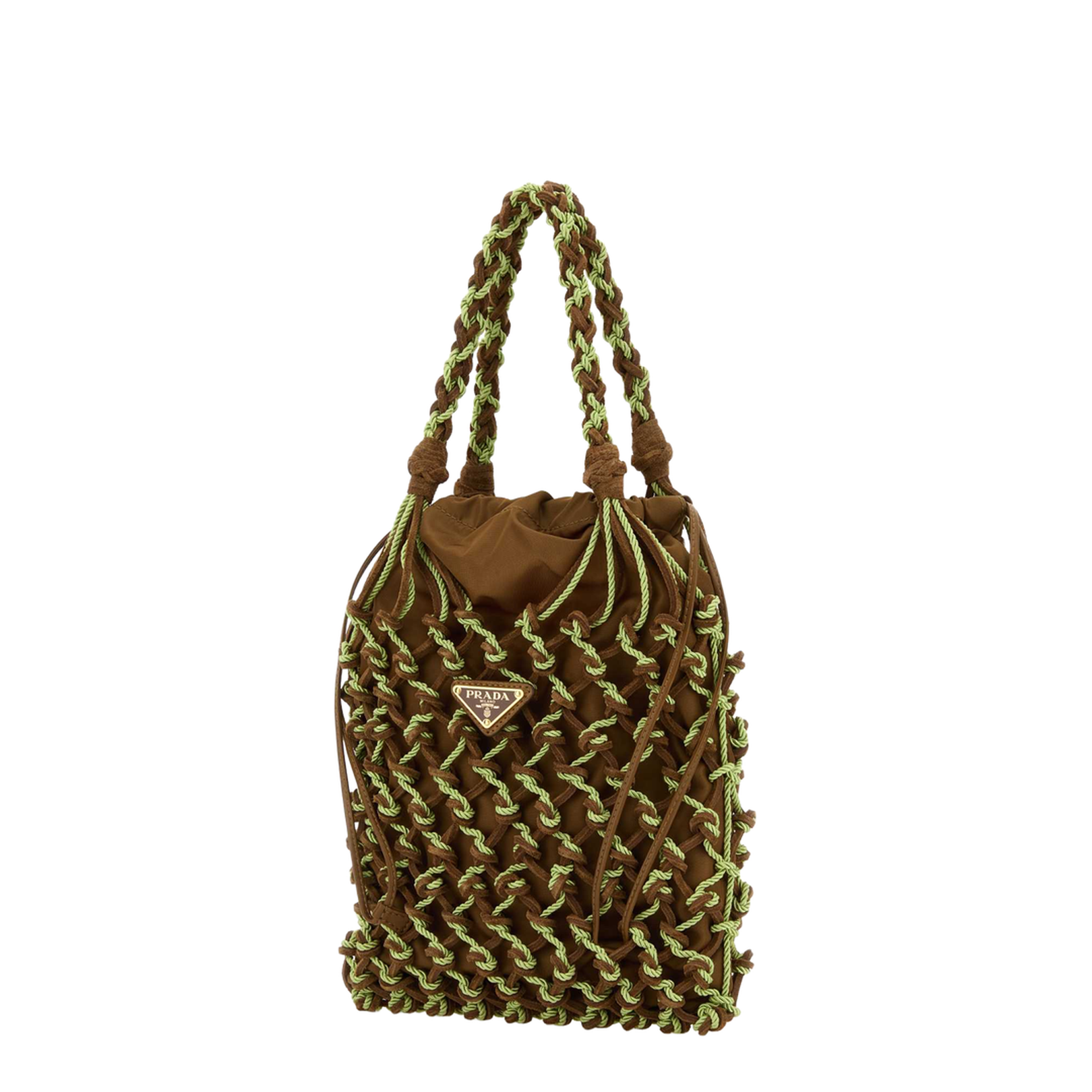 Two-tone Mesh Handbag - Image 2