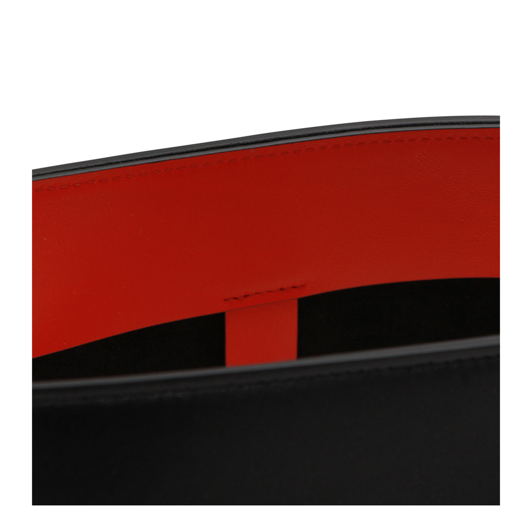 Pinch Nappa Leather Tote - Black - Image 9