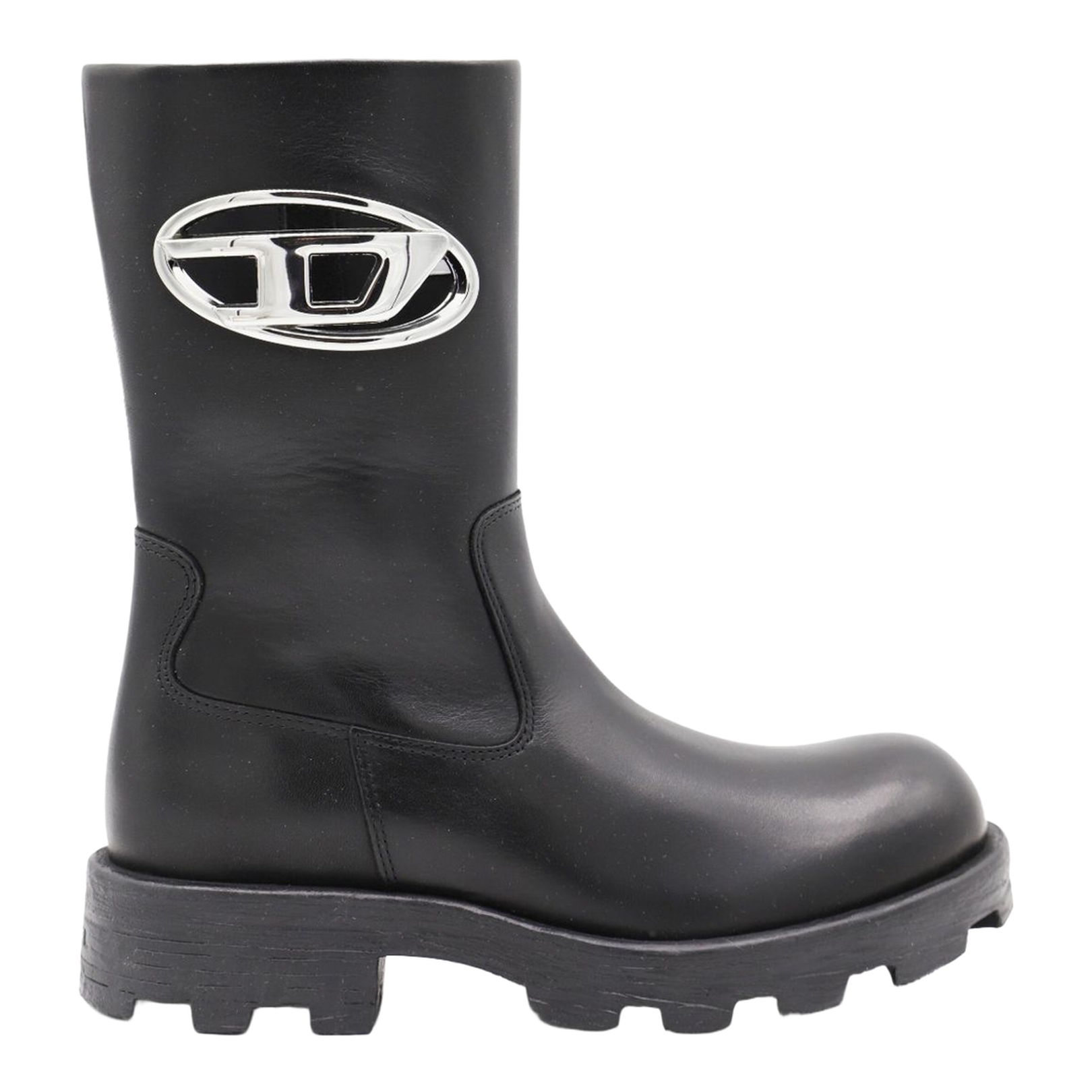 Leather Biker Boots - Image 1