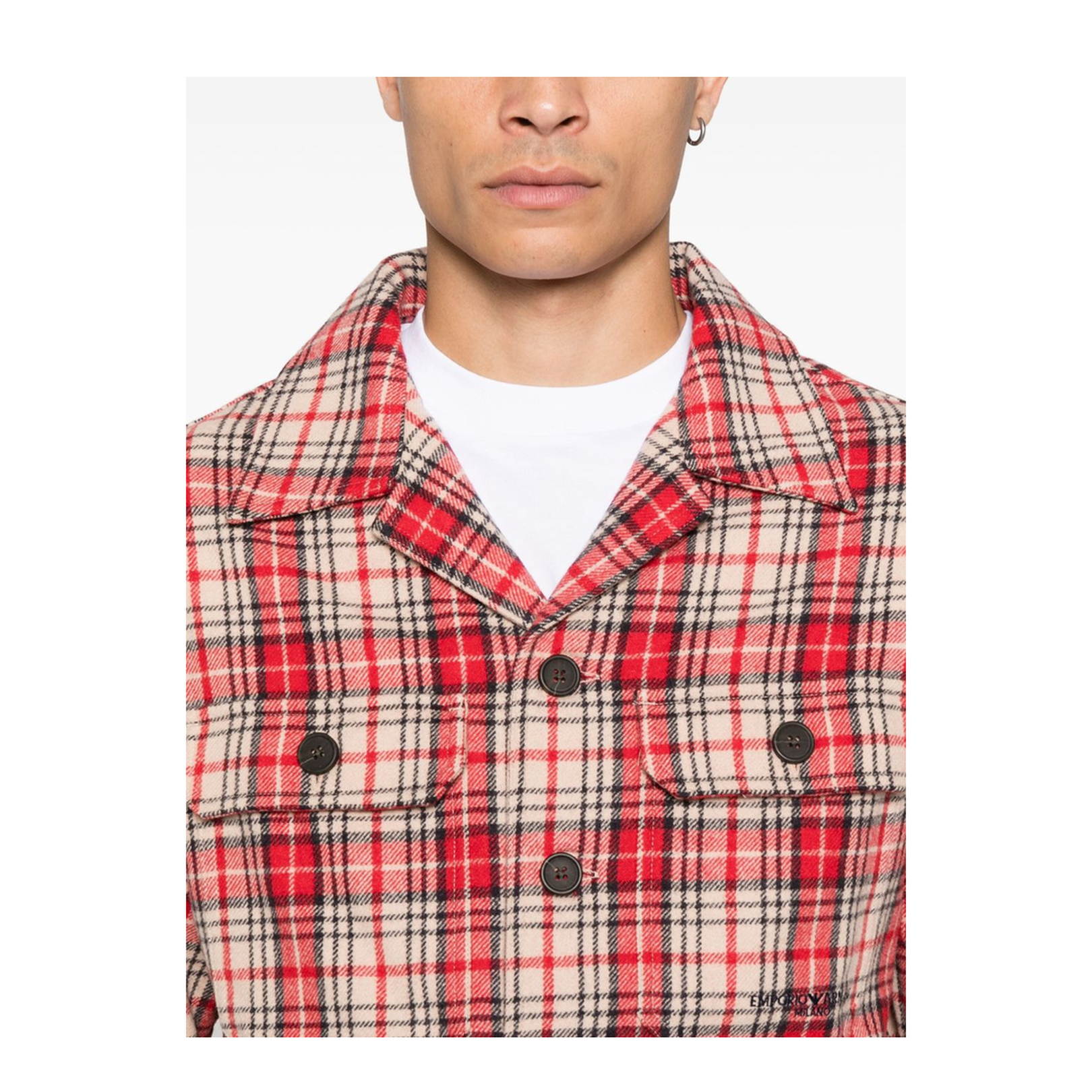 Oversized Shirt in Tartan Virgin-Wool Flannel - Image 5
