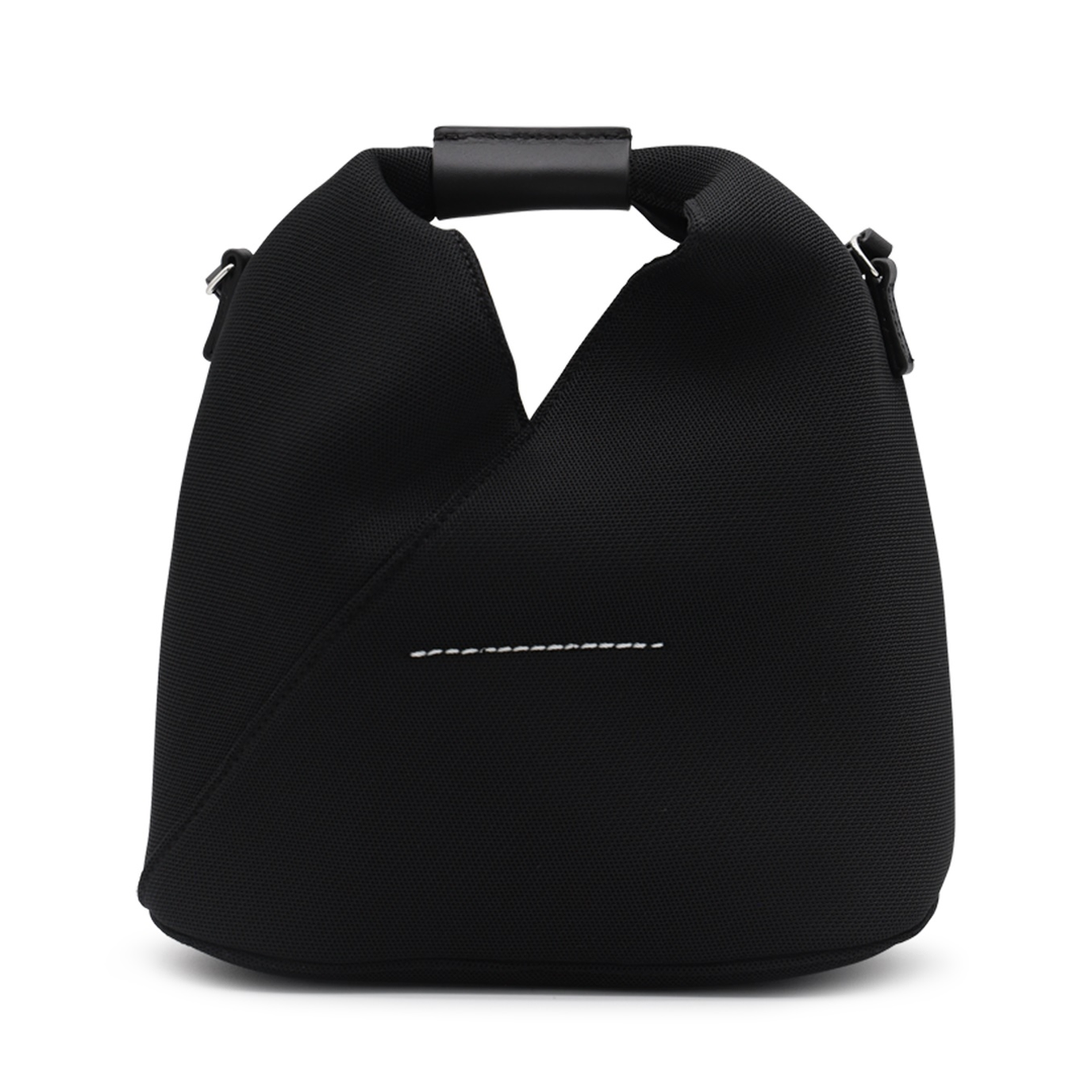 MM6 Knit Mesh Crossbody - Black - Image 5