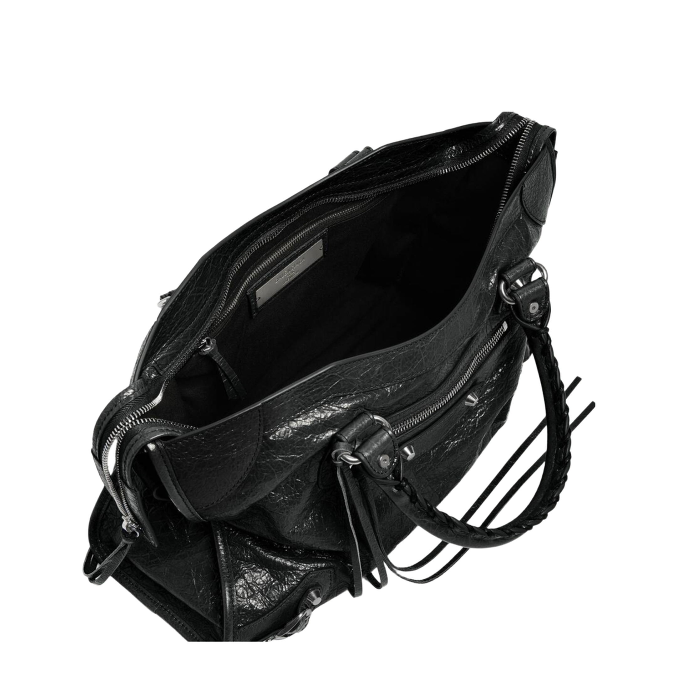 Le City Medium Arena Lambskin Bag - Black - Image 5