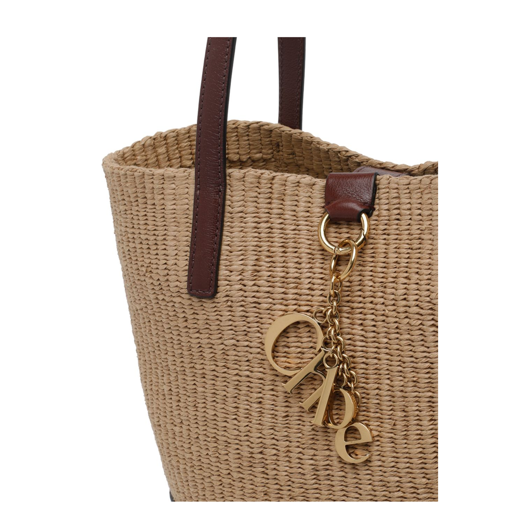 Charms Natural Fibres Basket Bag - Crafty Brown - Image 3