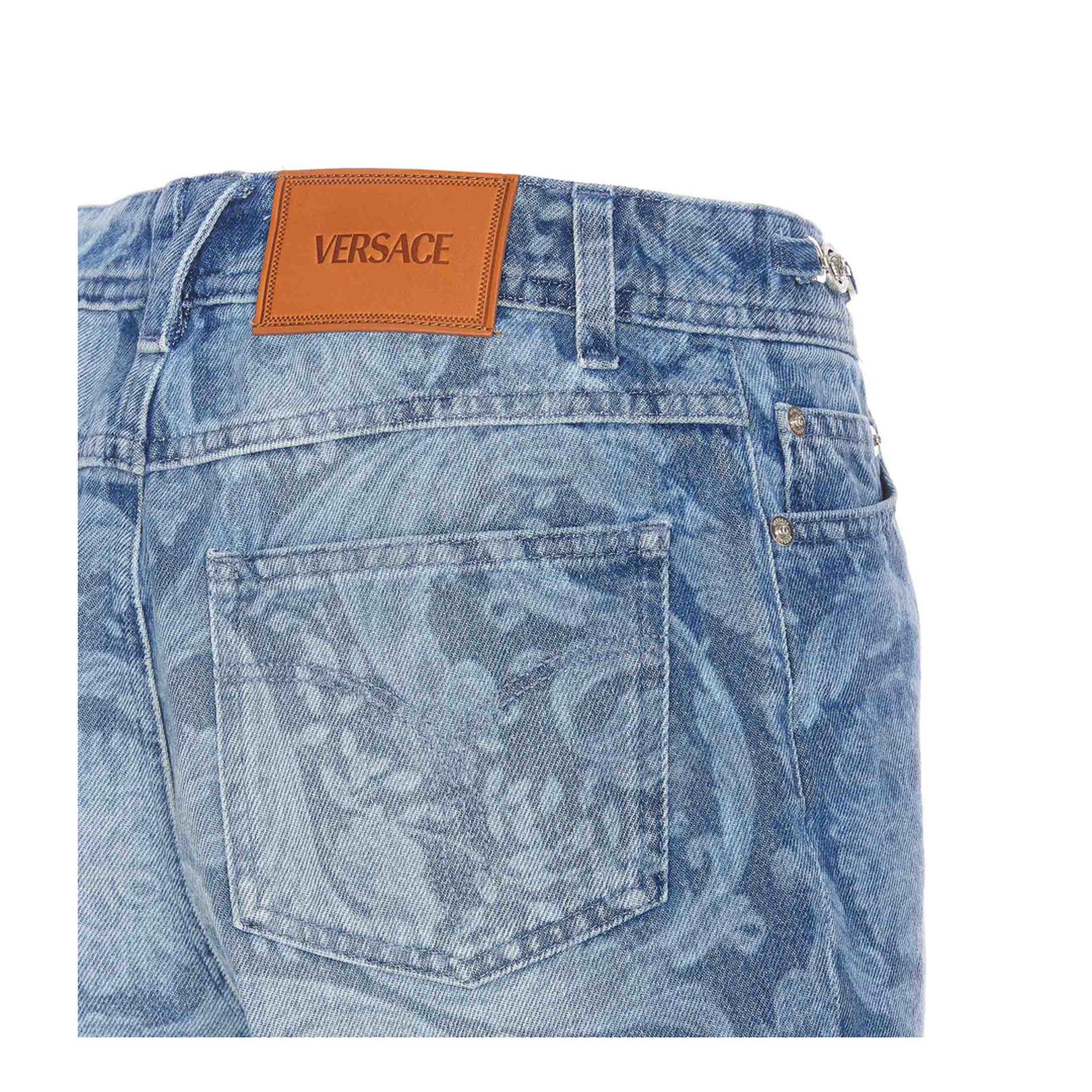 Denim Shorts In Blue - Image 3