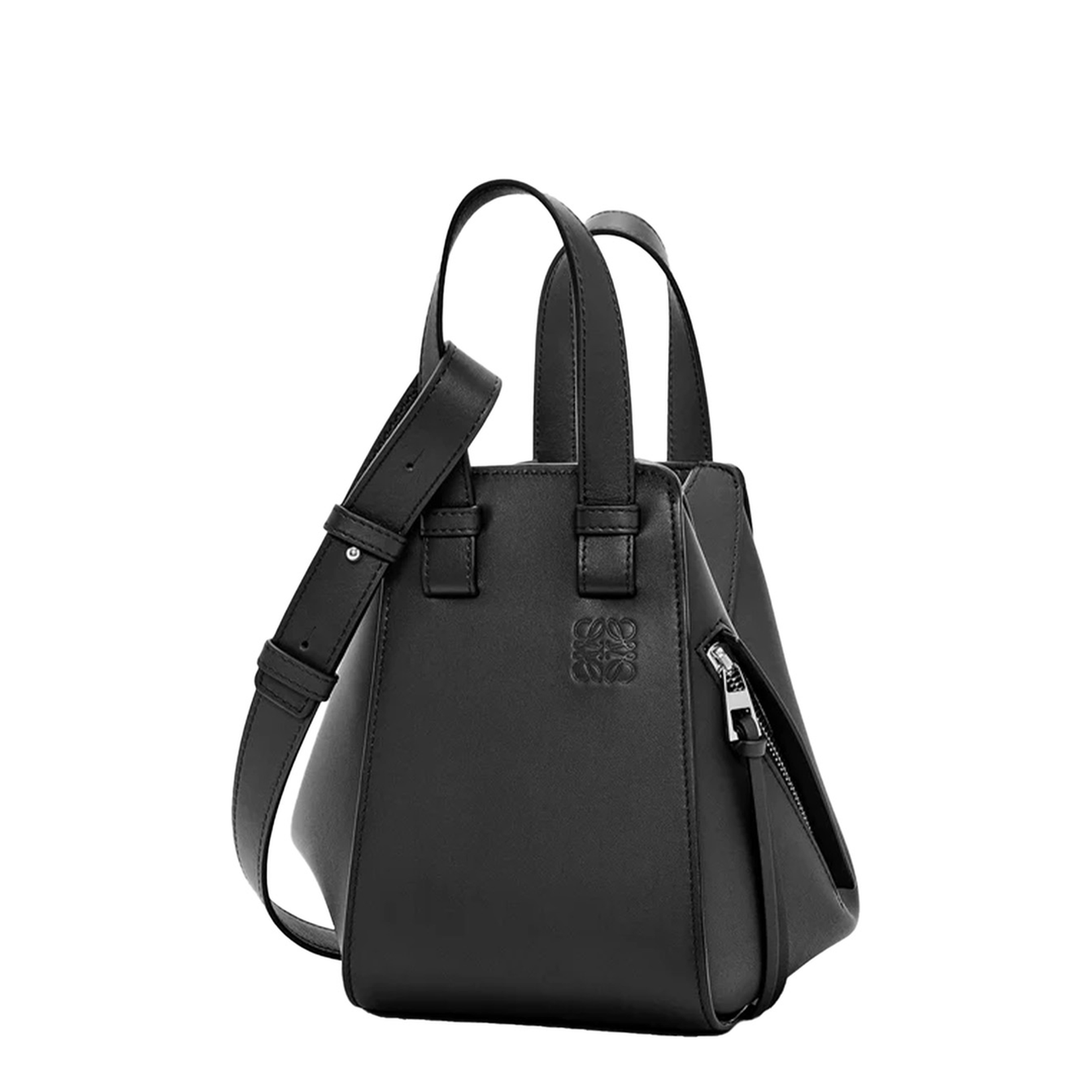 Compact Hammock Bag Satin Black - Image 2