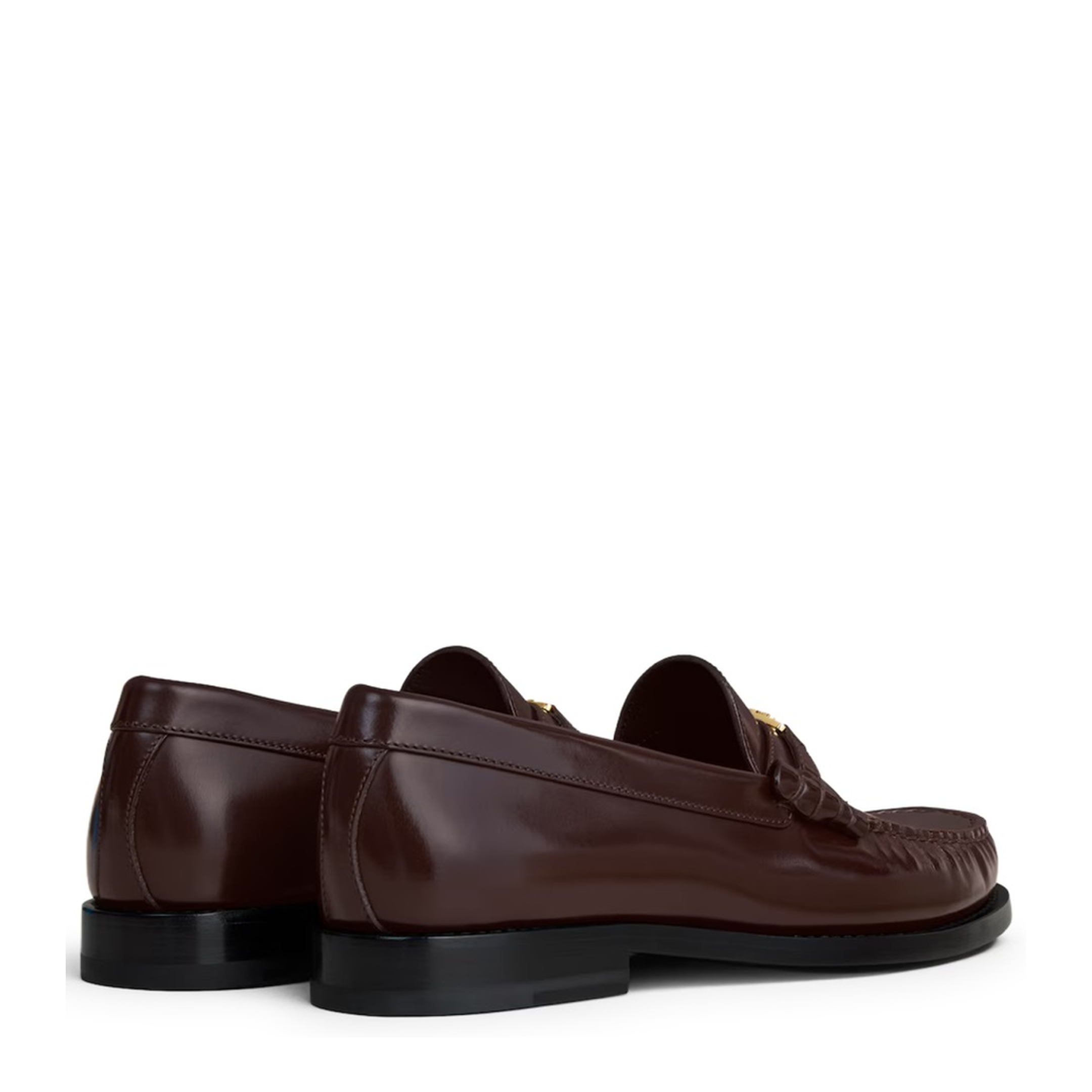 Luco Loafer in Polished Bullskin - Dark Brown - Image 3
